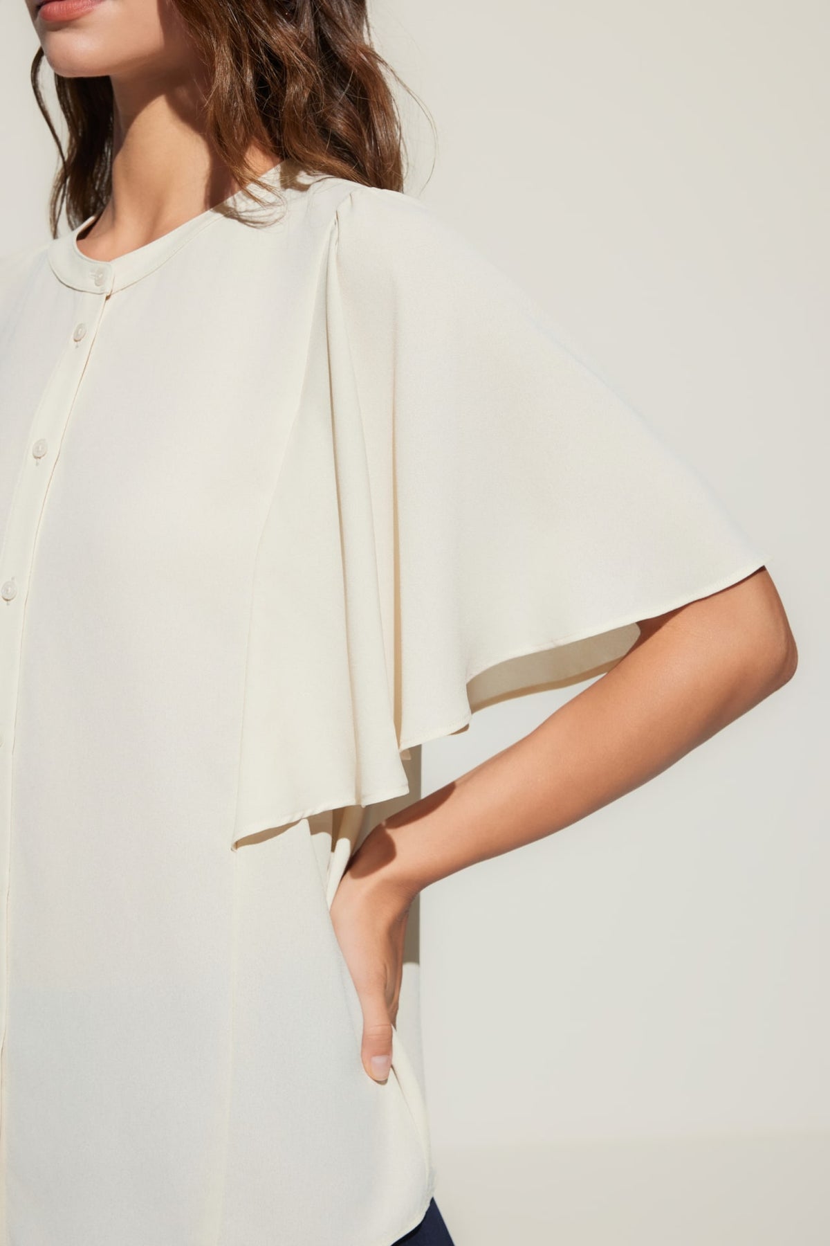 G2000 - Blouses - Stand Collar Blouse