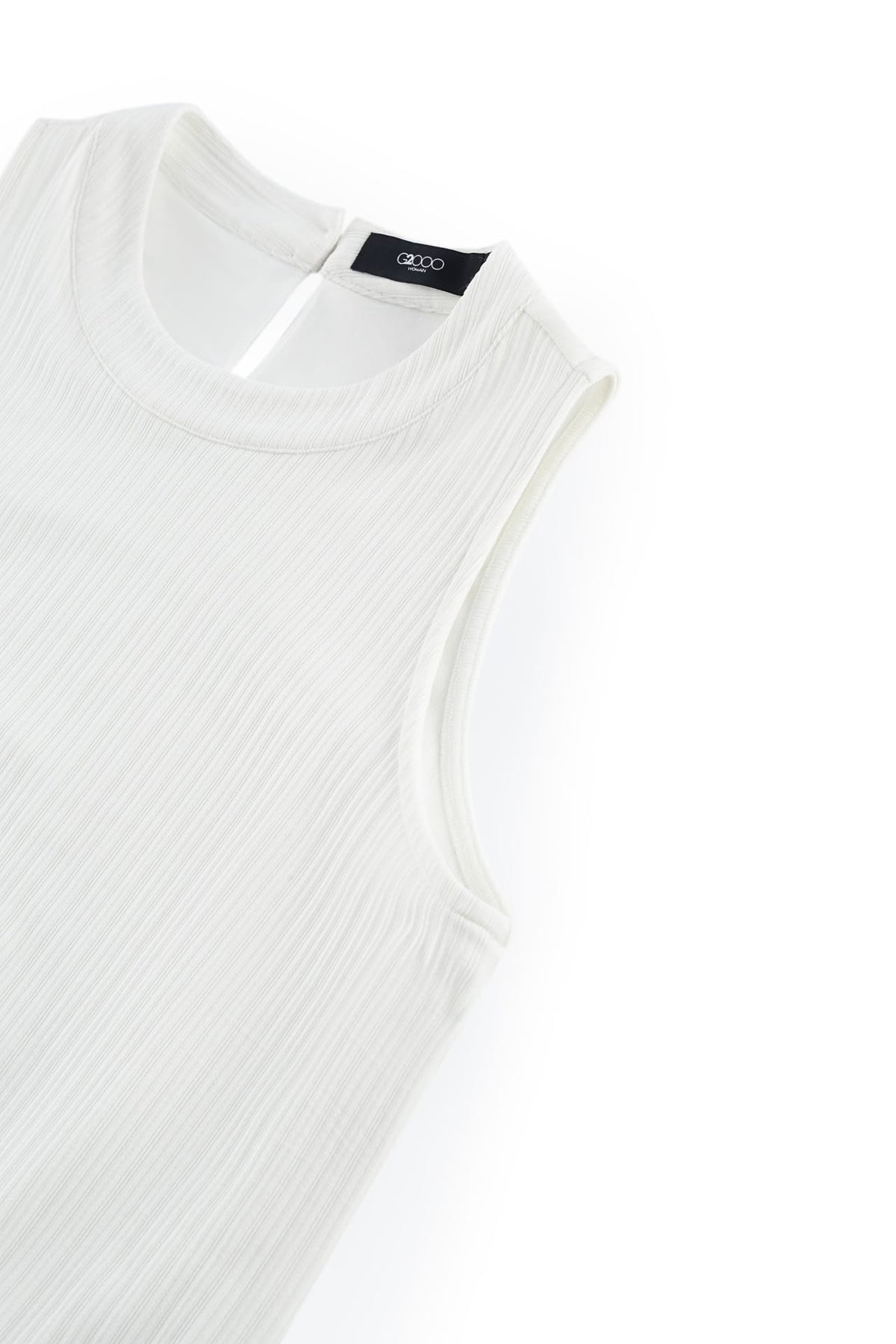 G2000 - T-Shirts - Crew Neck Puff Hem Tank Top
