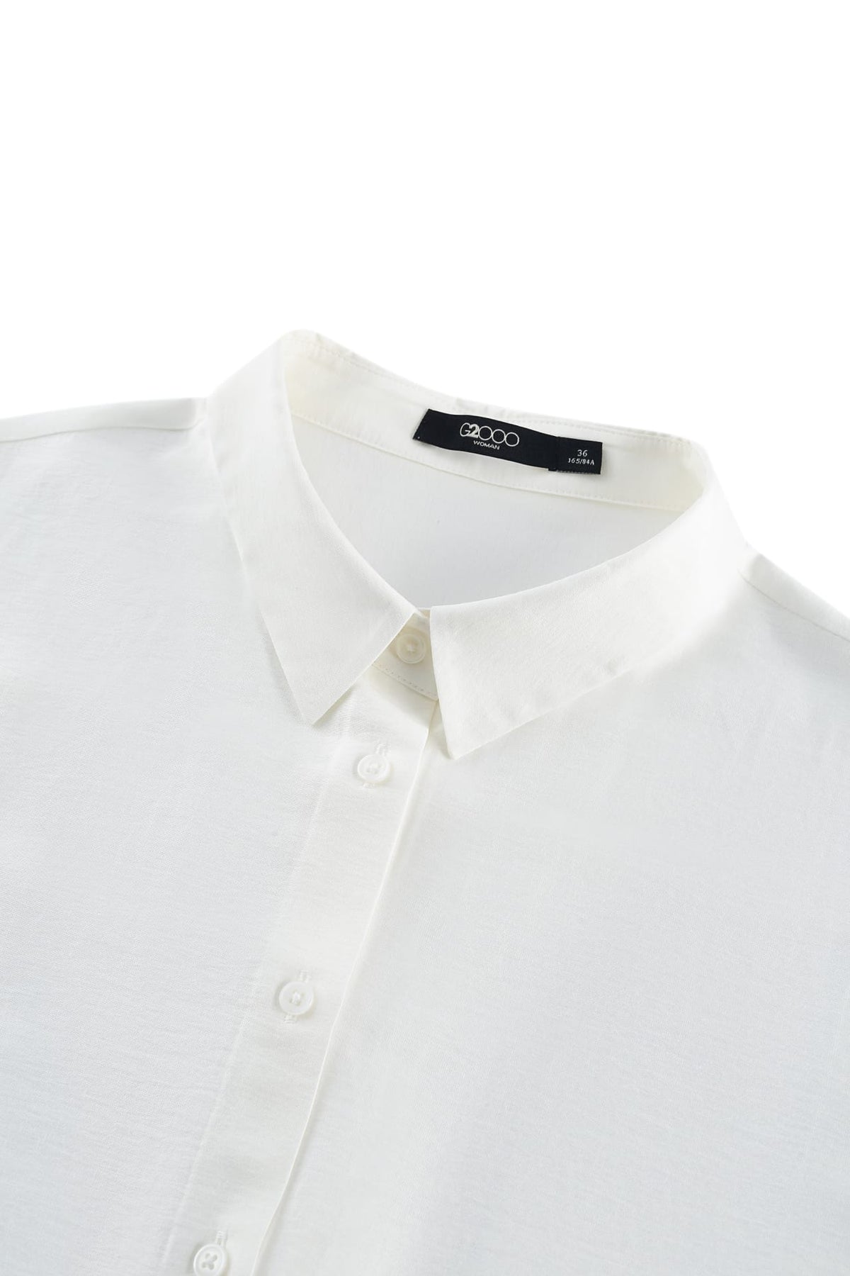 G2000 Blouses Shirt Collar Blouse With Necklace
