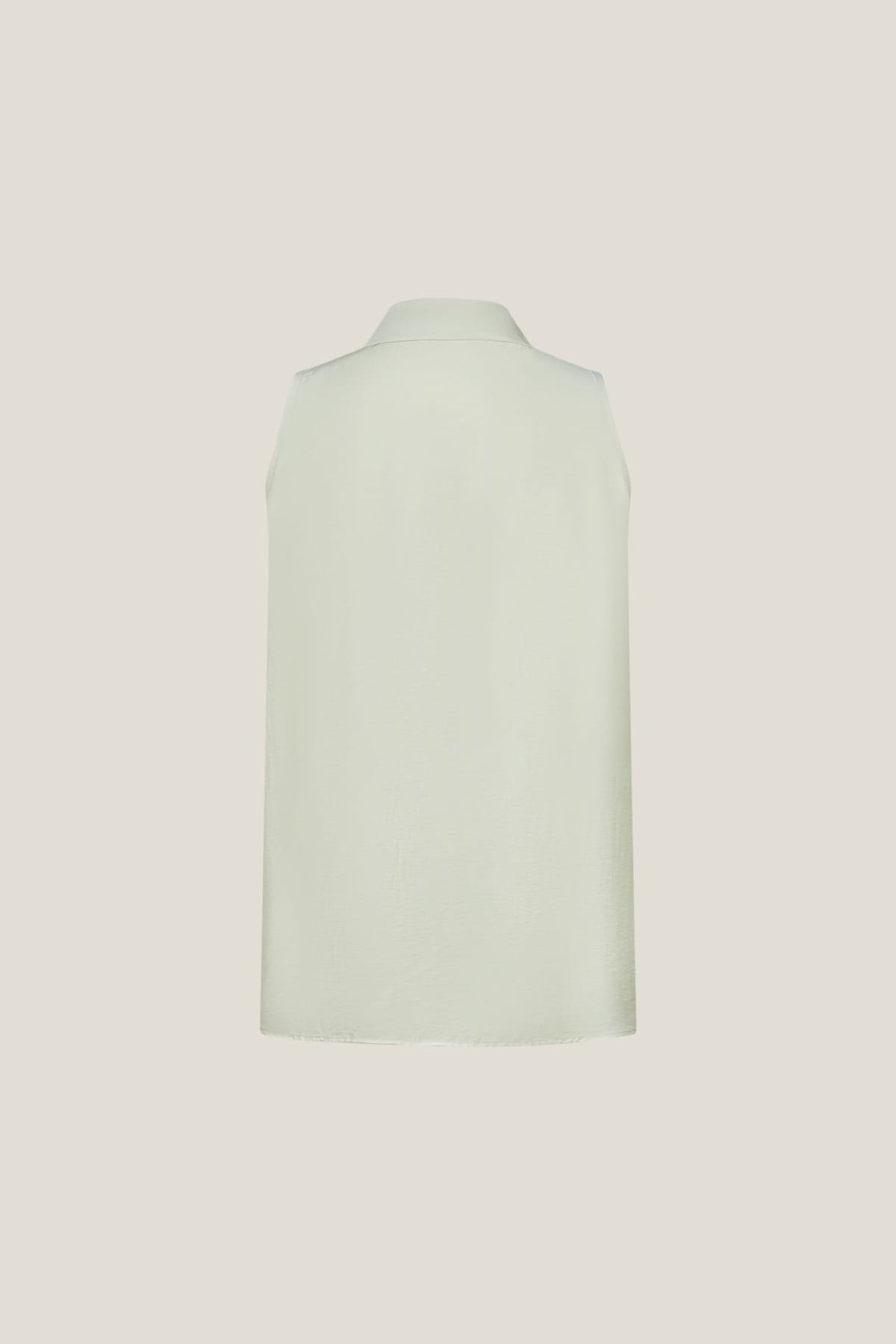 G2000 Blouses Stand Collar Top With Hi-Low Fit Hem
