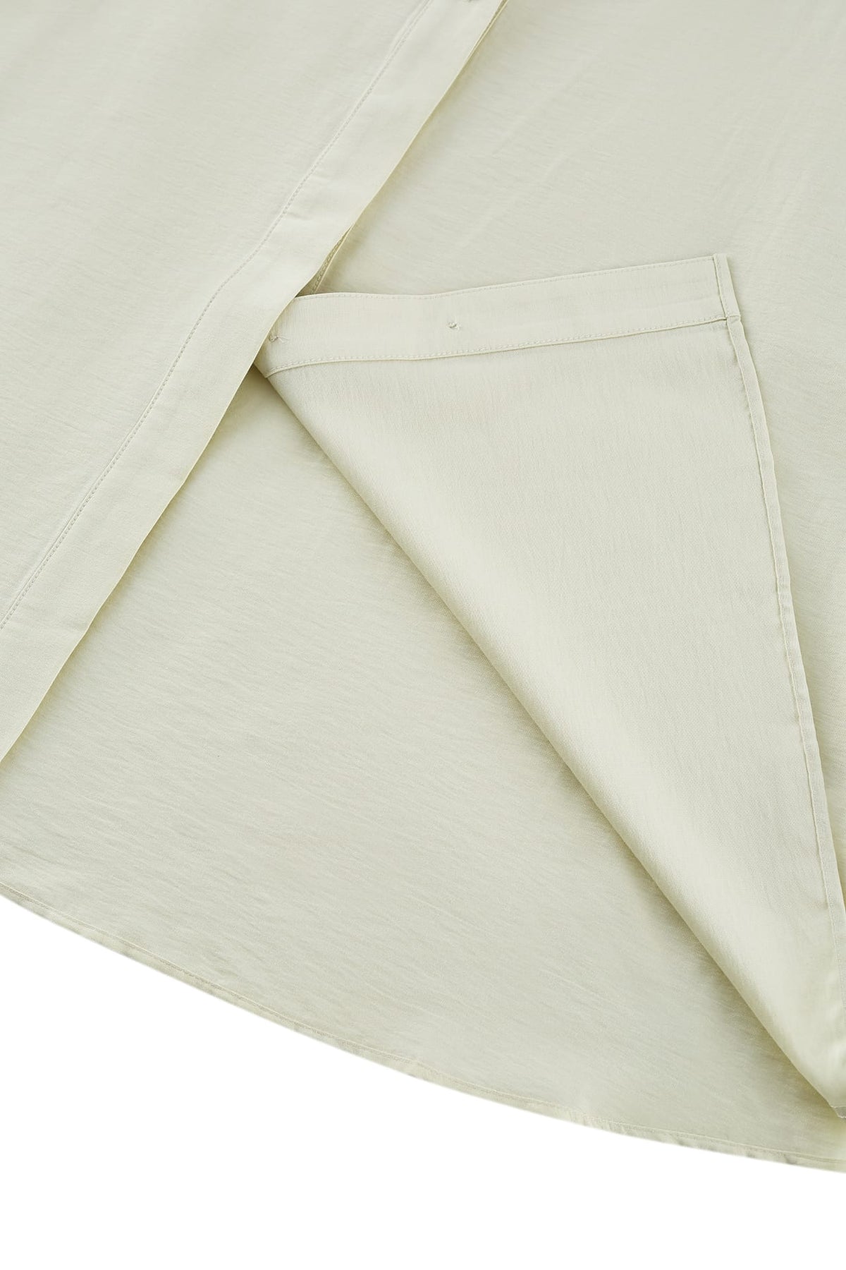 G2000 Blouses Stand Collar Top With Hi-Low Fit Hem