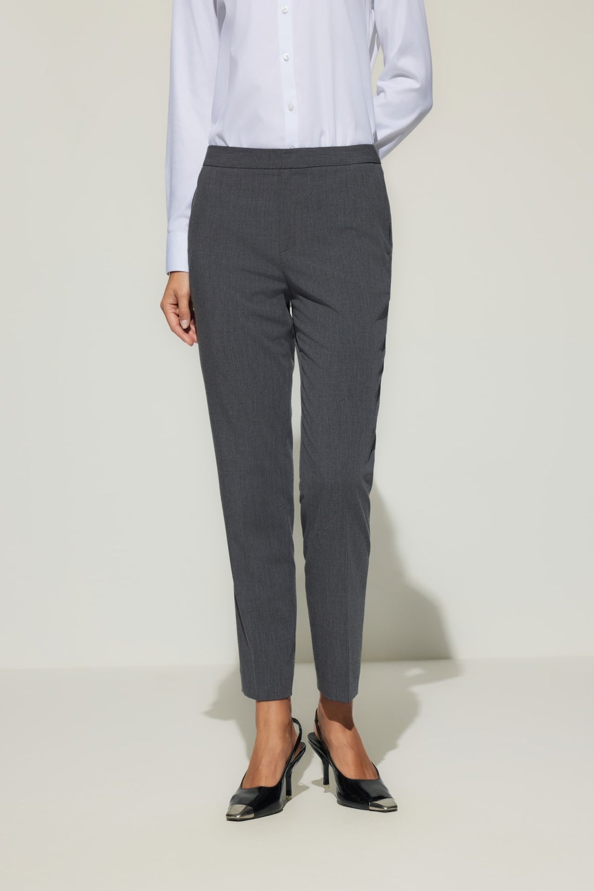 G2000 Pants Rayon Blend Ankle Cigarette Suit Pants