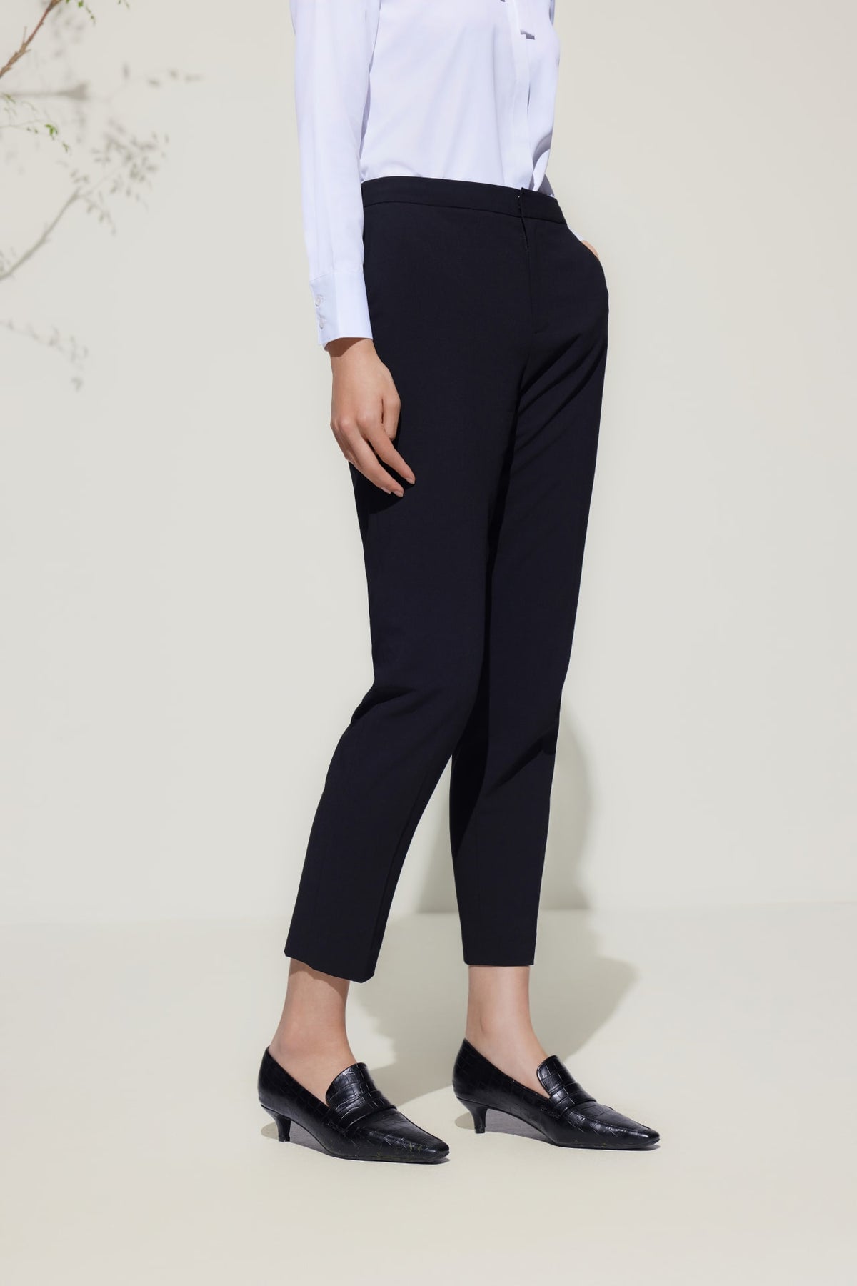 G2000 - Pants - Rayon Blend Ankle Cigarette Suit Pants
