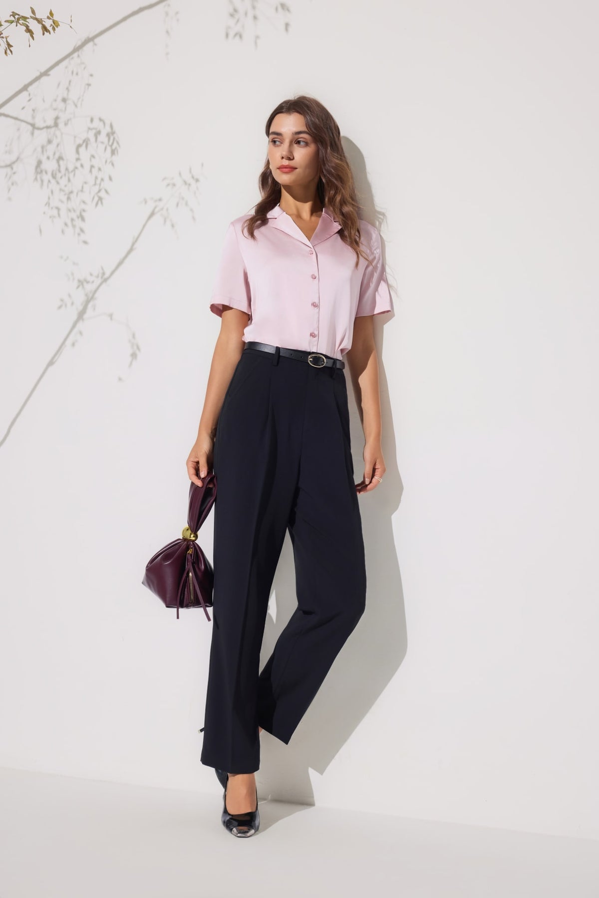 G2000 Pants Tapered Casual Pants With Belt