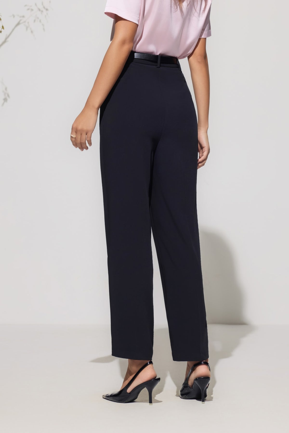 G2000 - Pants - Tapered Casual Pants With Belt