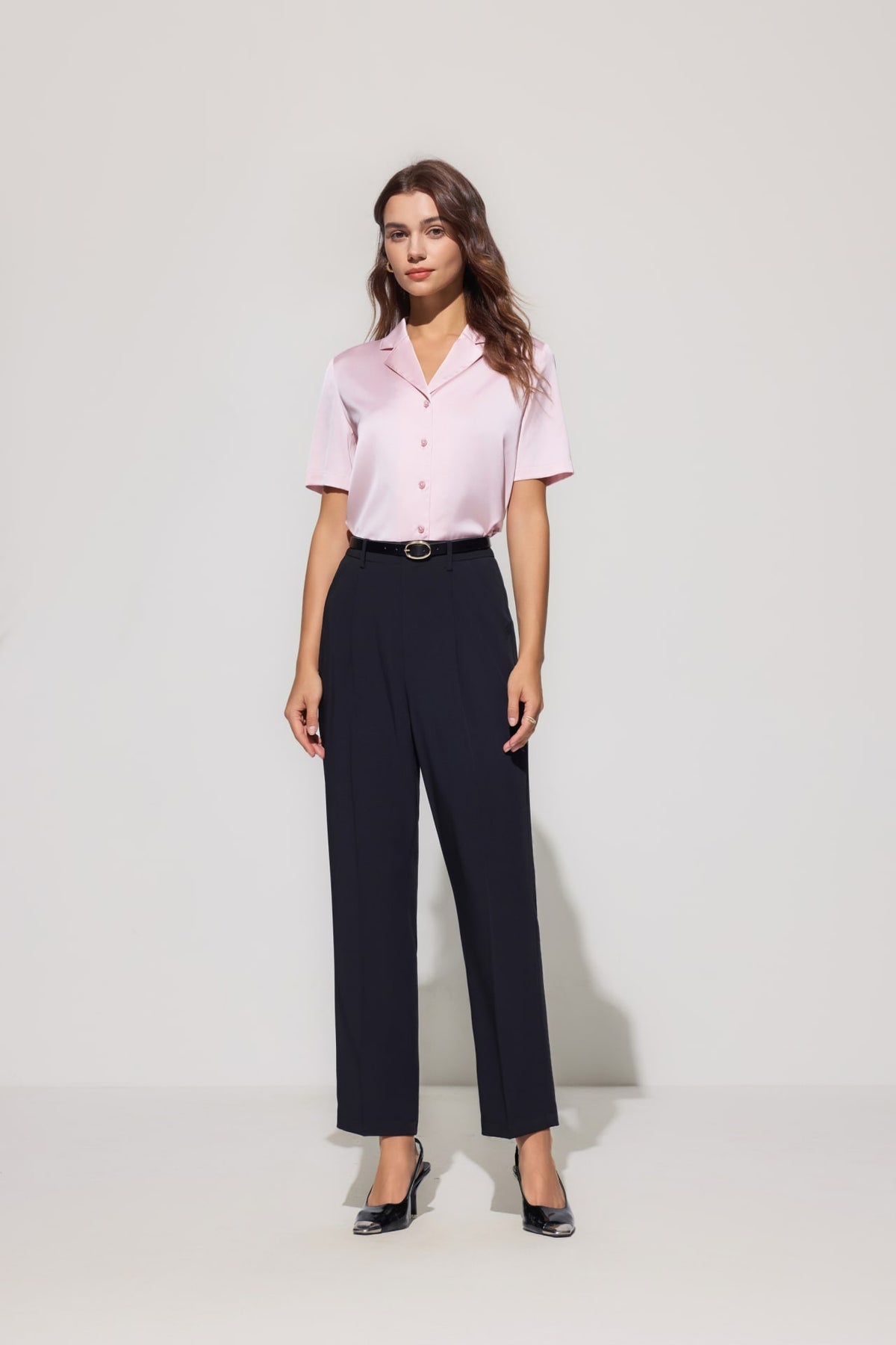 G2000 Pants Tapered Casual Pants With Belt Darkened Slate Taper