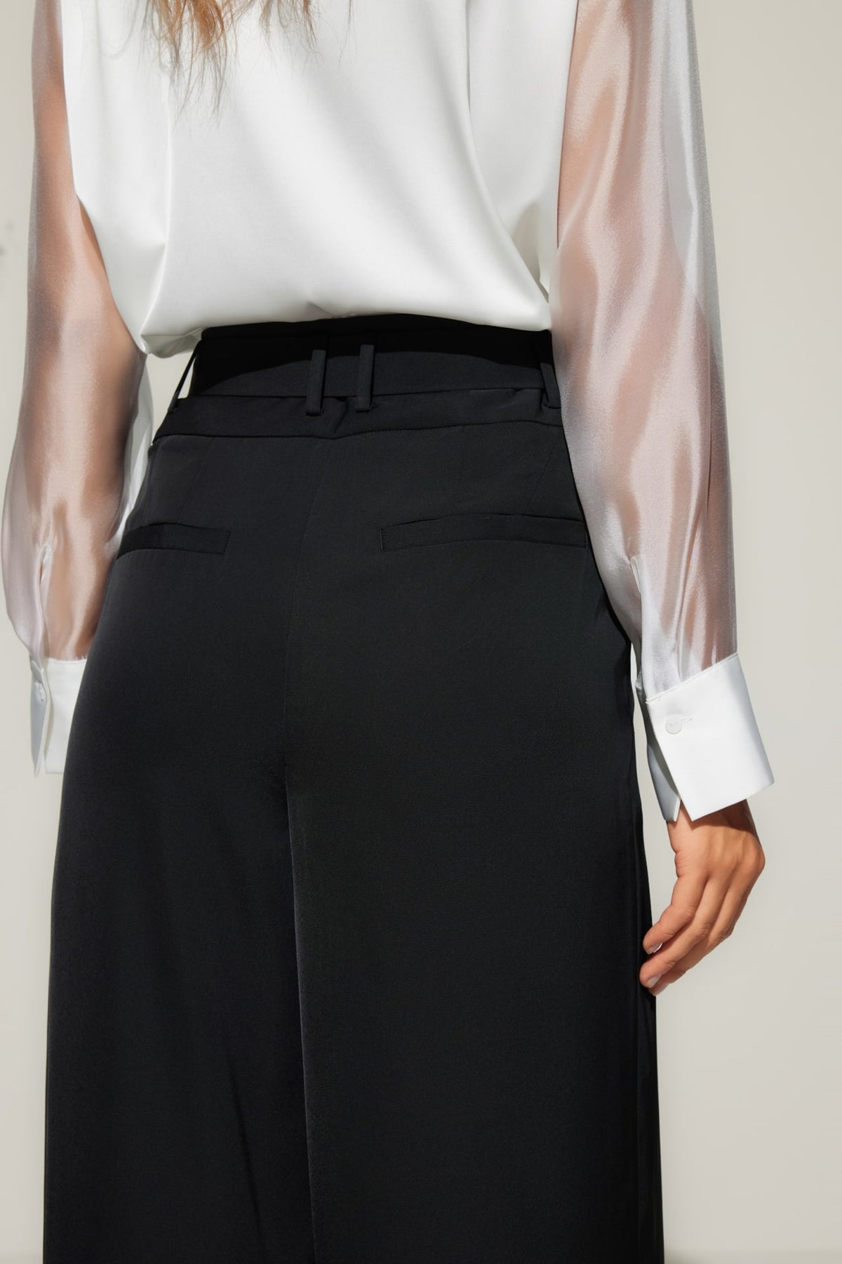 G2000 - Pants - Wide Leg Casual Pants With Belt