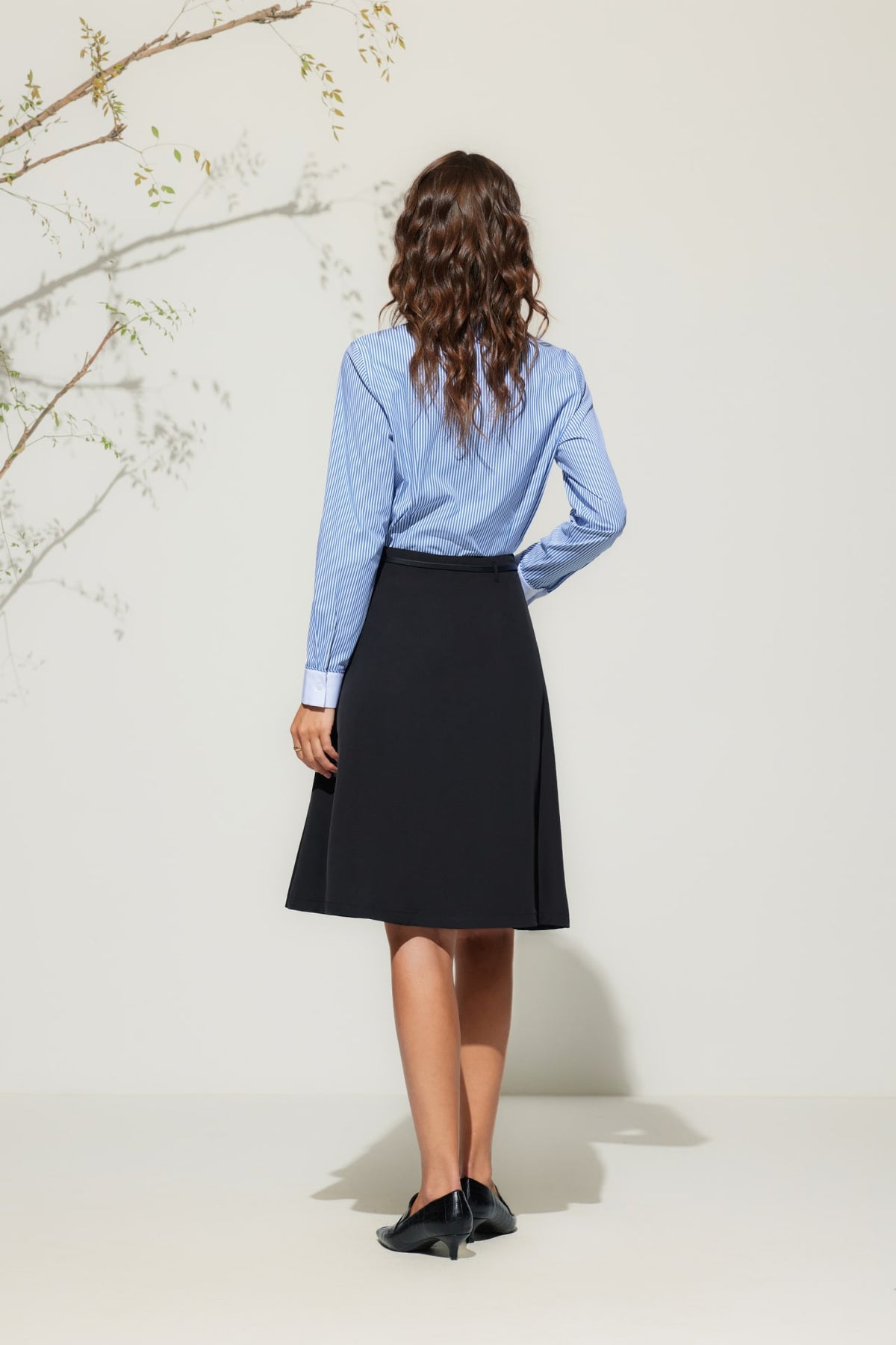 G2000 - Skirts - A-Shape Skirt With Belt
