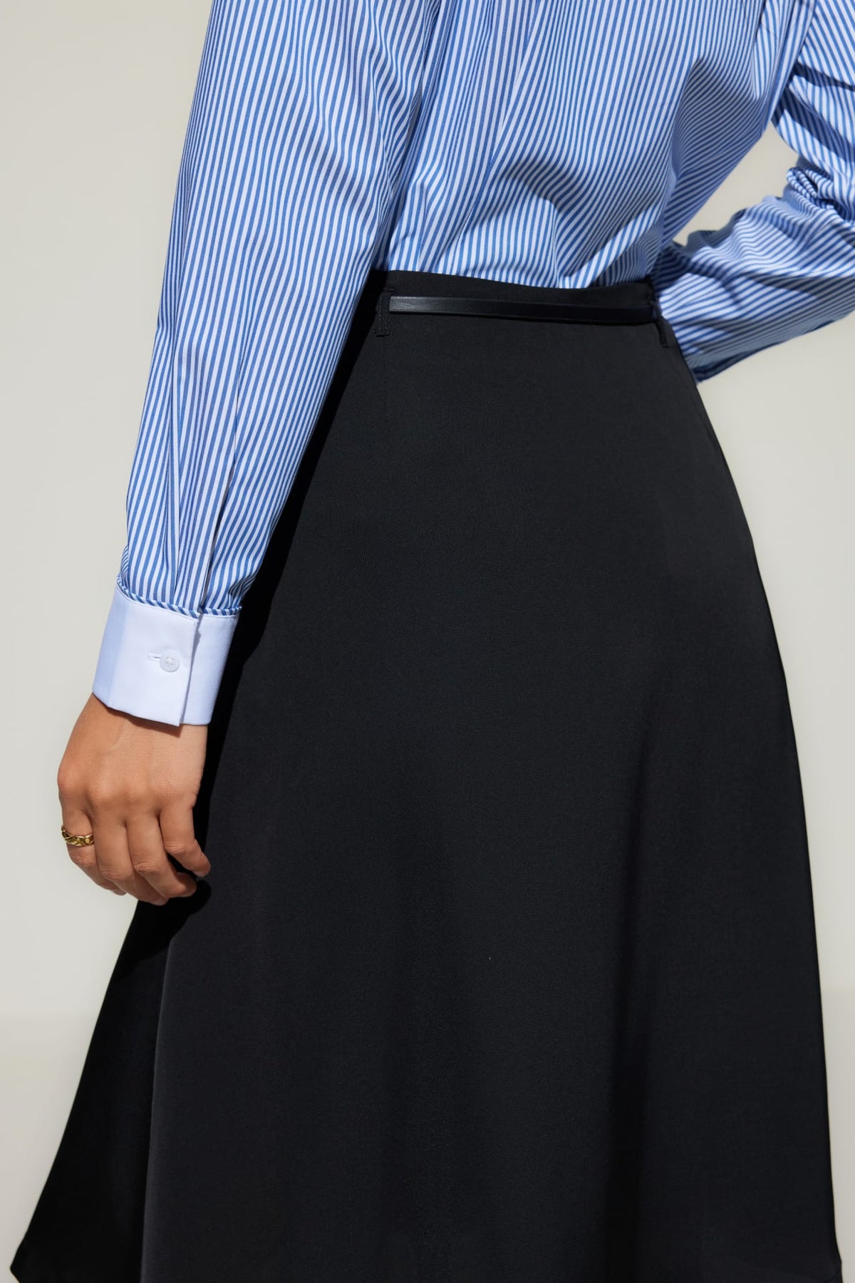 G2000 - Skirts - A-Shape Skirt With Belt