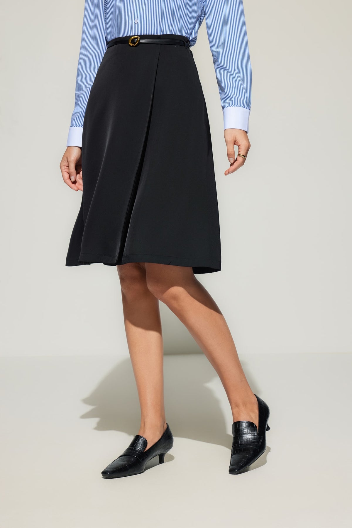 G2000 - Skirts - A-Shape Skirt With Belt