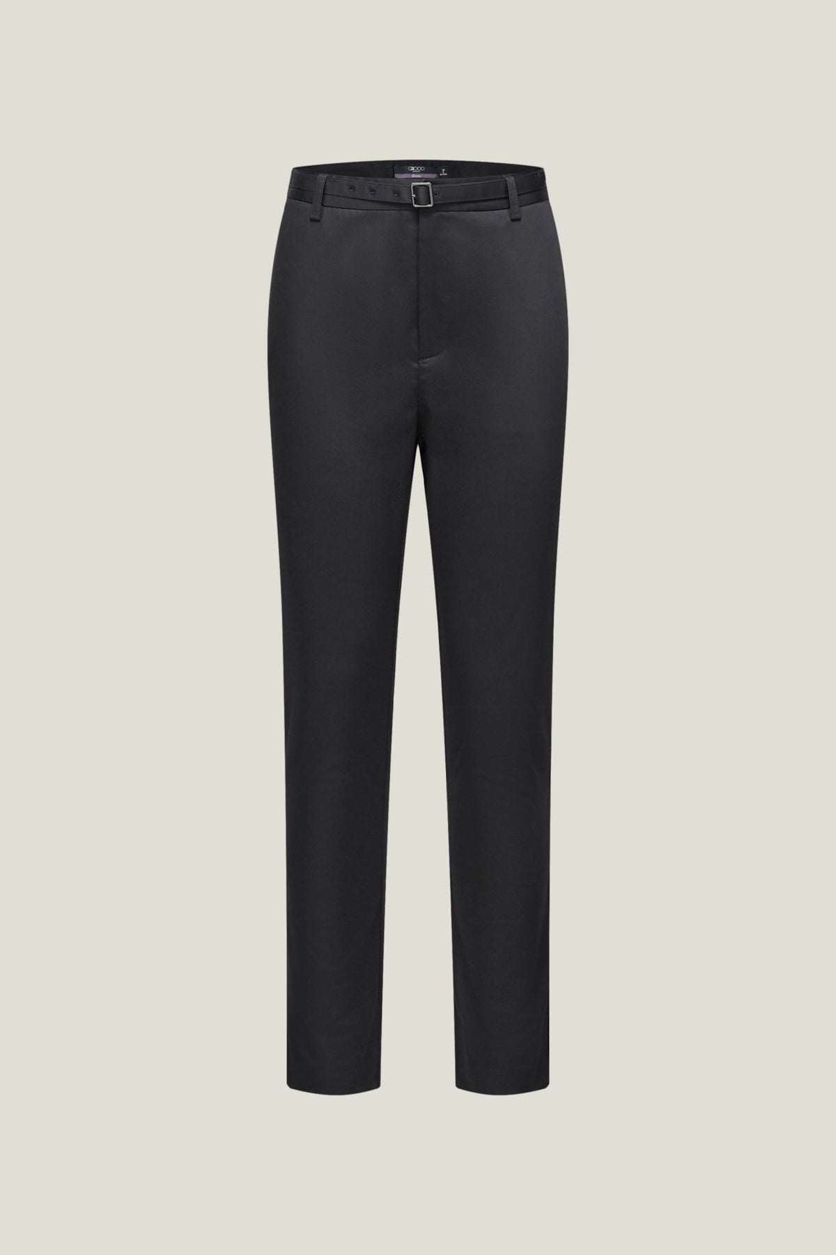 G2000 - Pants - Cotton Blend Ankle Skinny Casual Pants With Belt - Darkened Slate - Skinny