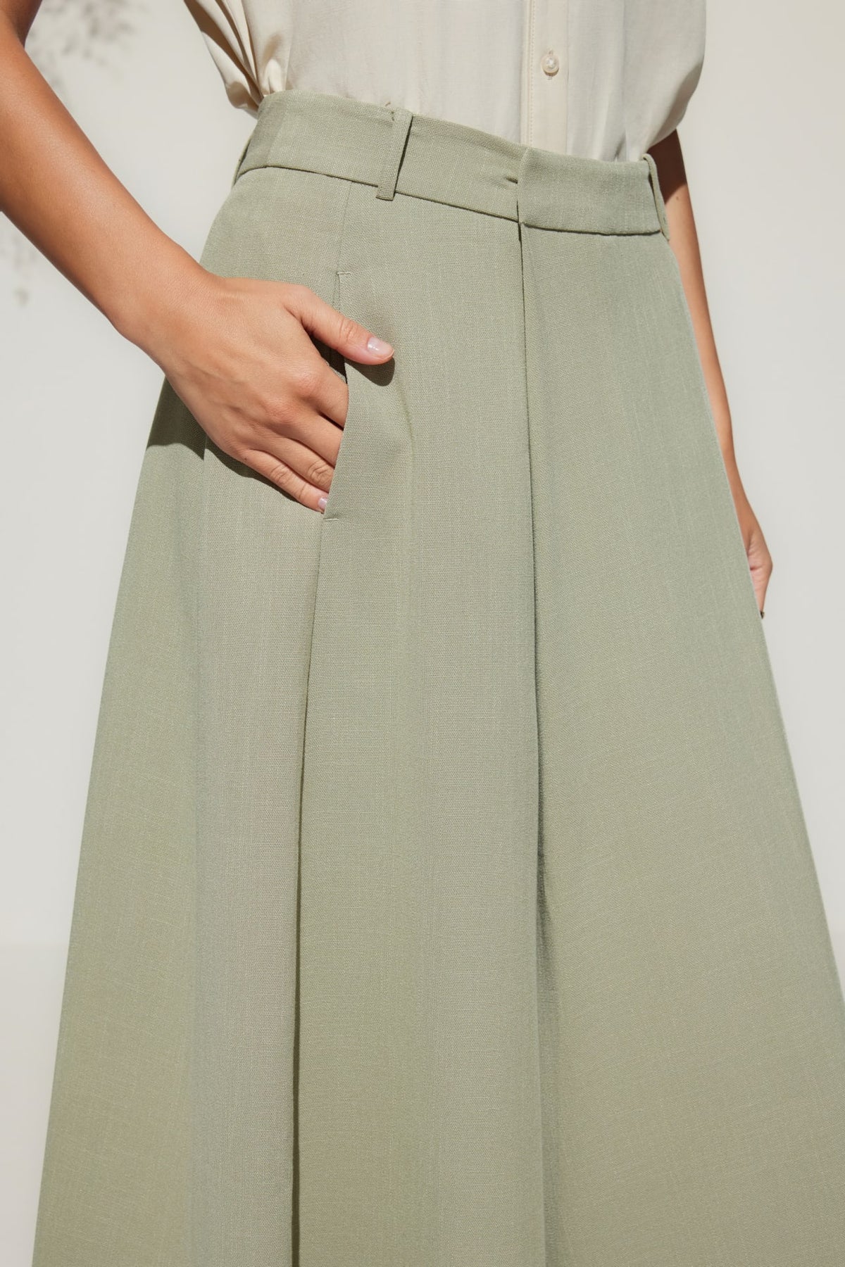 G2000 - Pants - Rayon Blend Wide Leg  Casual Pants