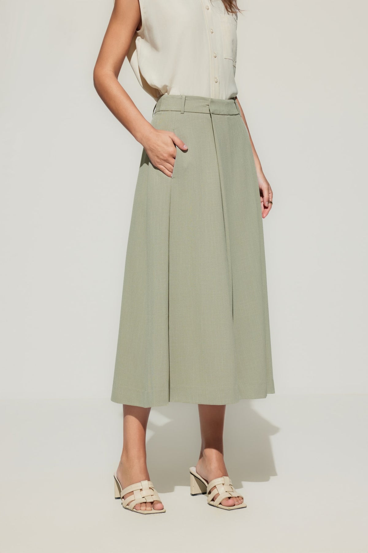 G2000 - Pants - Rayon Blend Wide Leg  Casual Pants