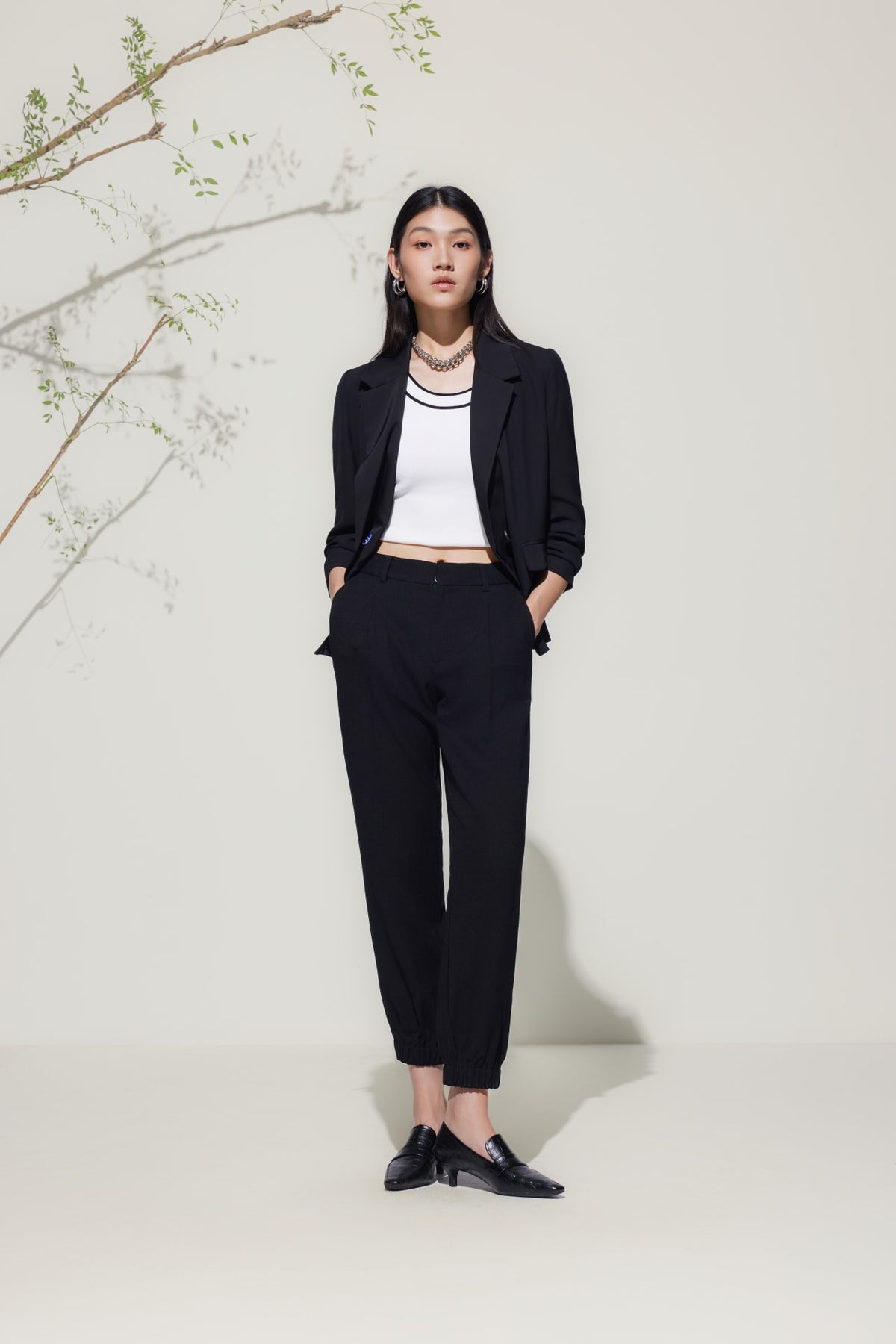G2000 Pants Rayon Blend Blend Ankle Jogger Pants