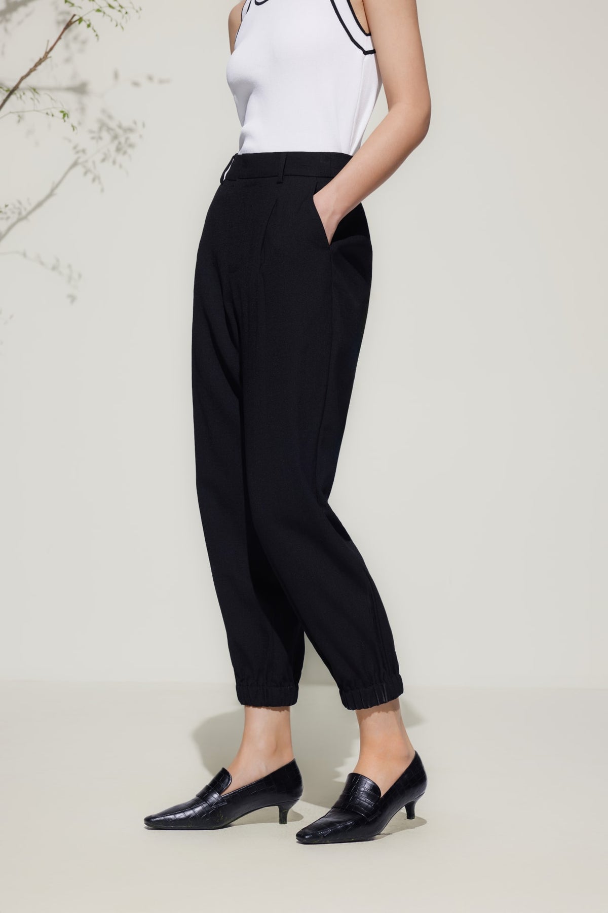 G2000 Pants Rayon Blend Blend Ankle Jogger Pants