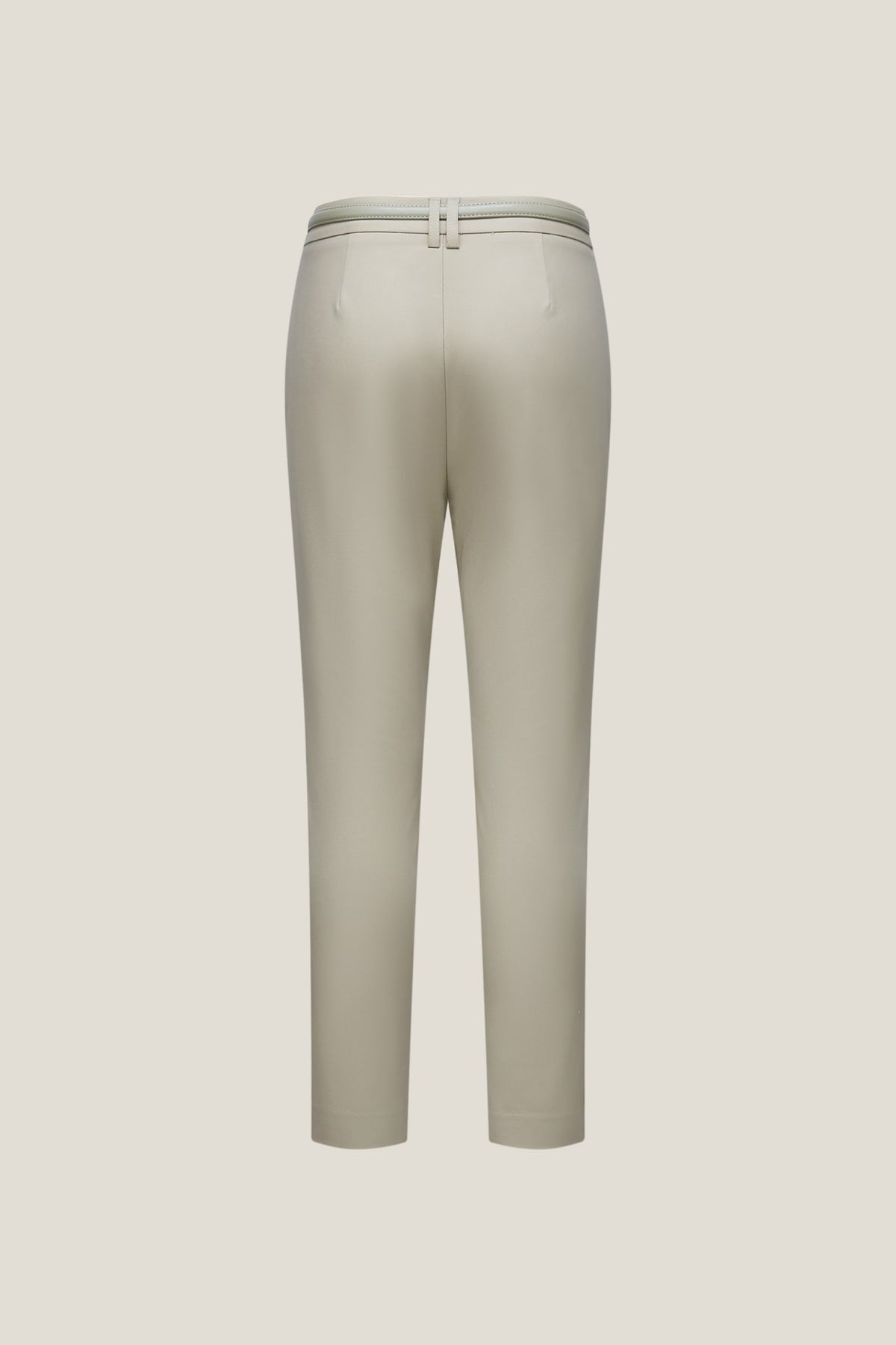 G2000 Pants Cotton Blend Cropped Skinny Casual Pants With Belt