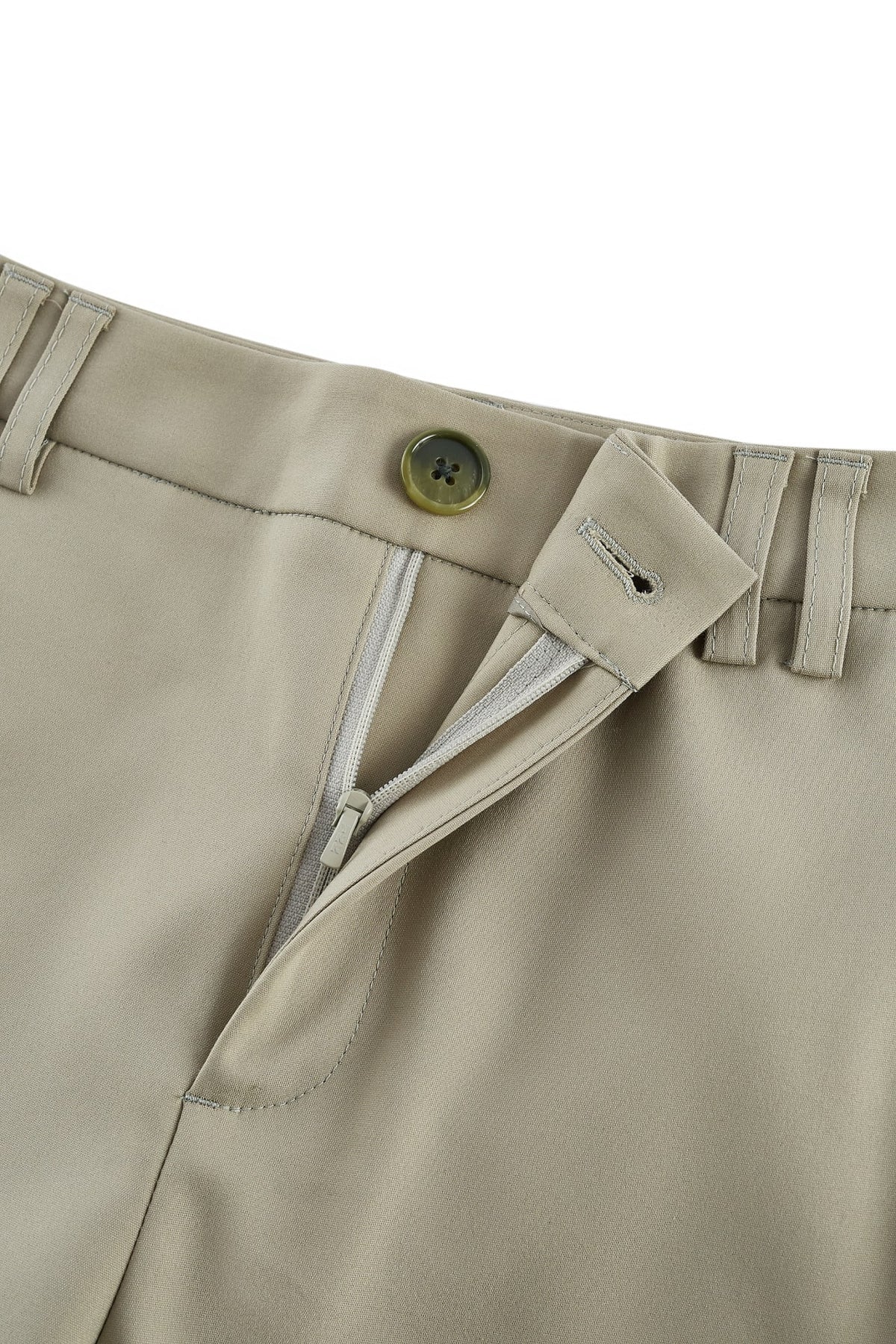 G2000 - Pants - Cotton Blend Cropped Skinny Casual Pants With Belt