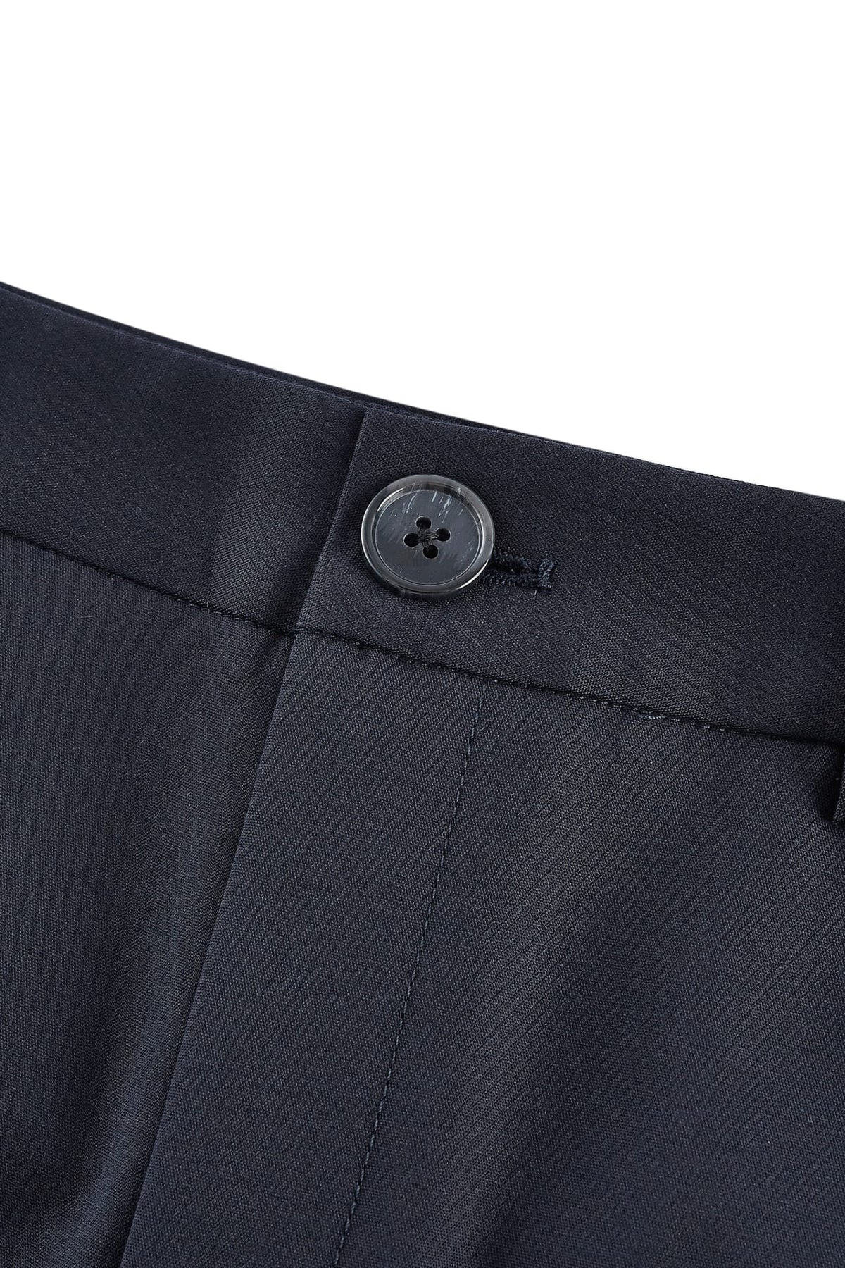 G2000 - Pants - Cotton Blend Cropped Skinny Casual Pants With Belt