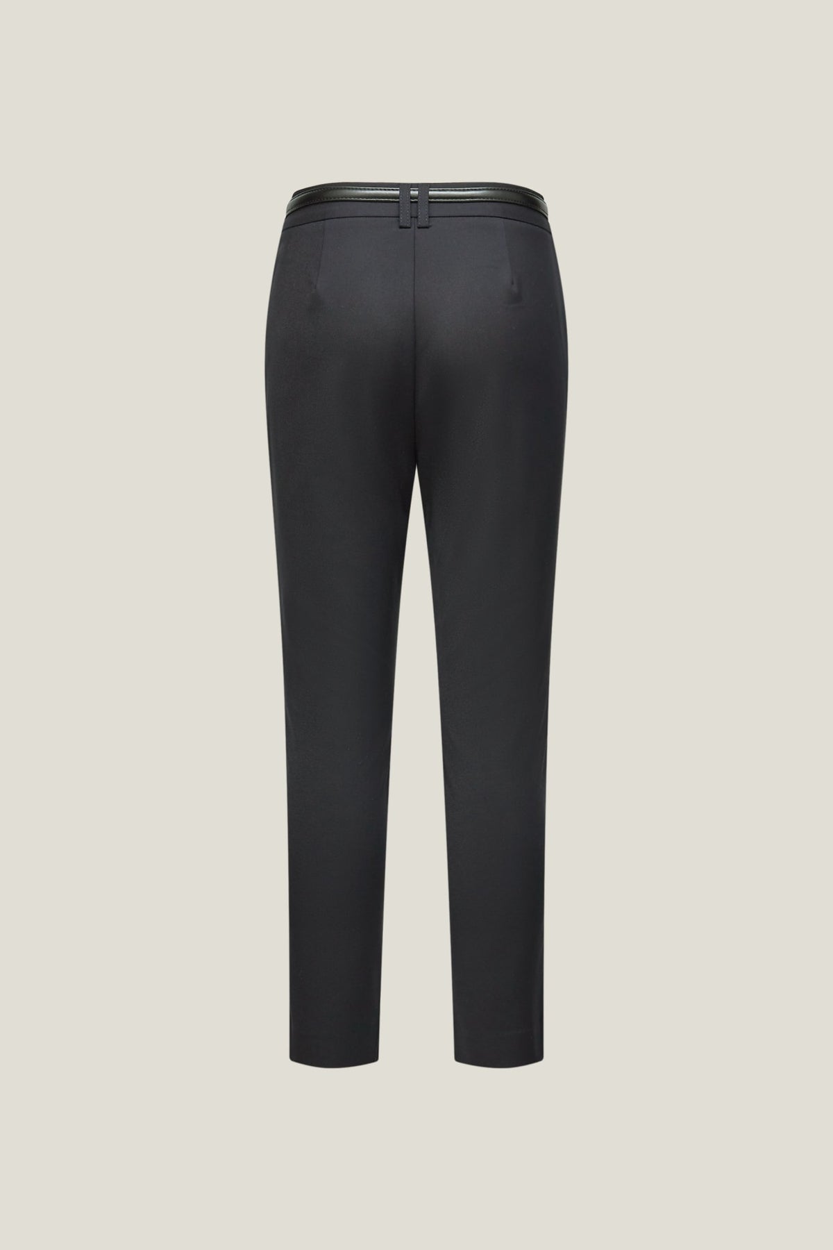 G2000 - Pants - Cotton Blend Cropped Skinny Casual Pants With Belt