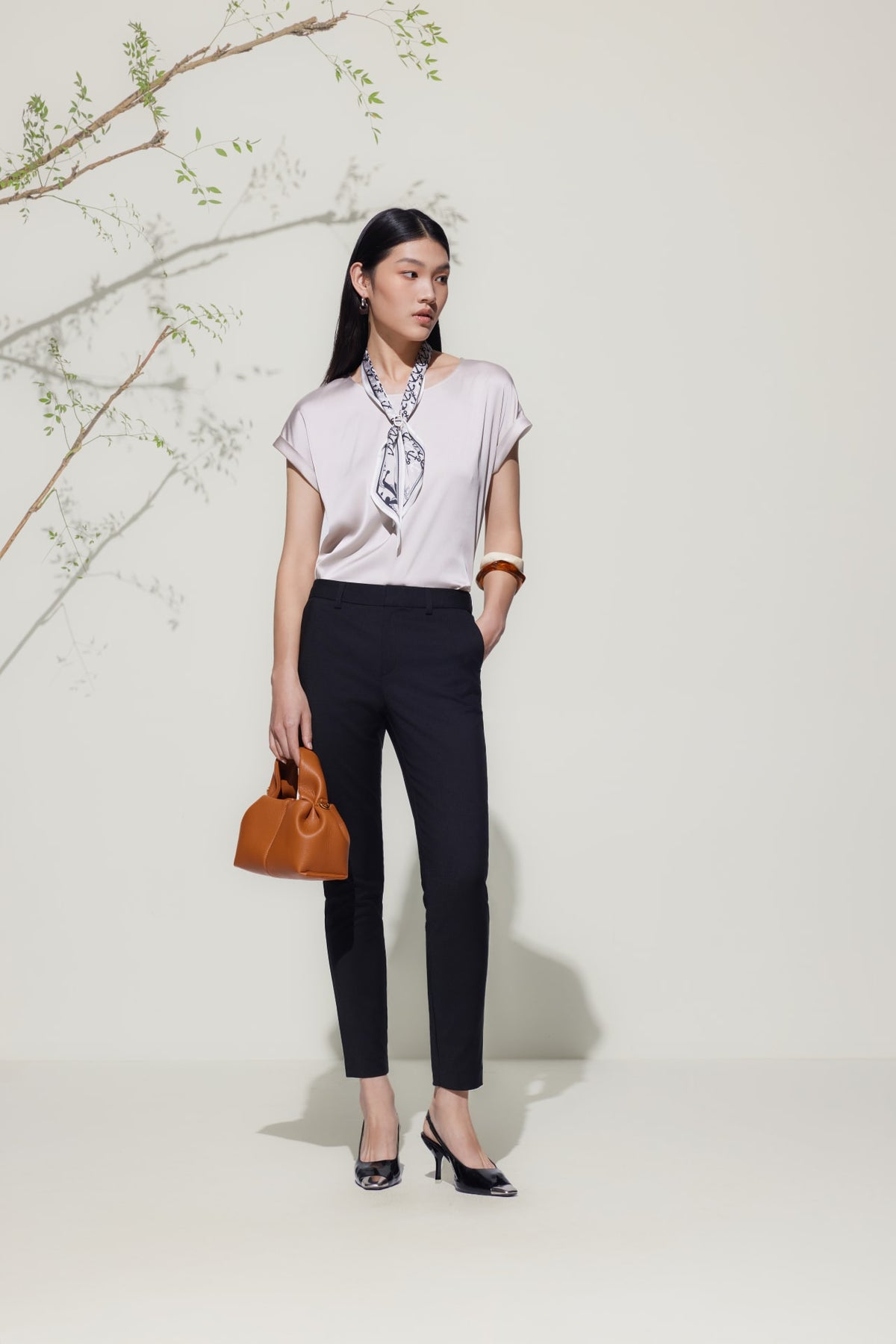 G2000 - Pants - Cotton Blend Ankle Skinny Casual Pants