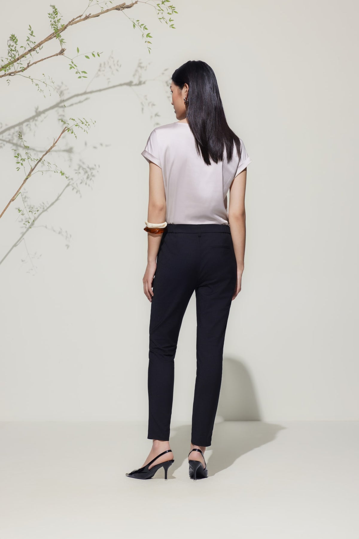 G2000 - Pants - Cotton Blend Ankle Skinny Casual Pants