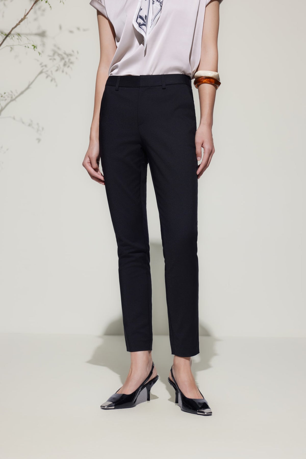 G2000 - Pants - Cotton Blend Ankle Skinny Casual Pants