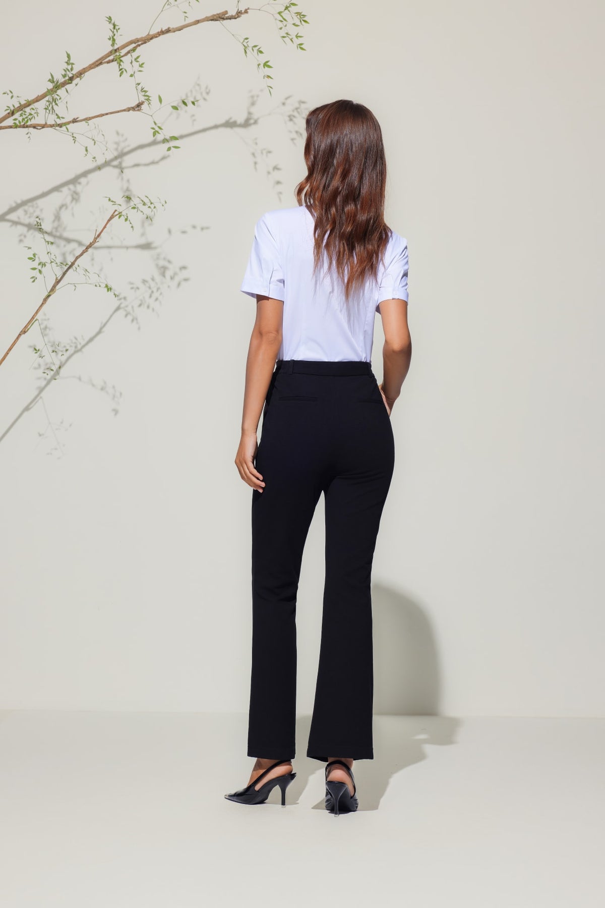 G2000 Pants Cotton Blend Flare Leg Casual Pants