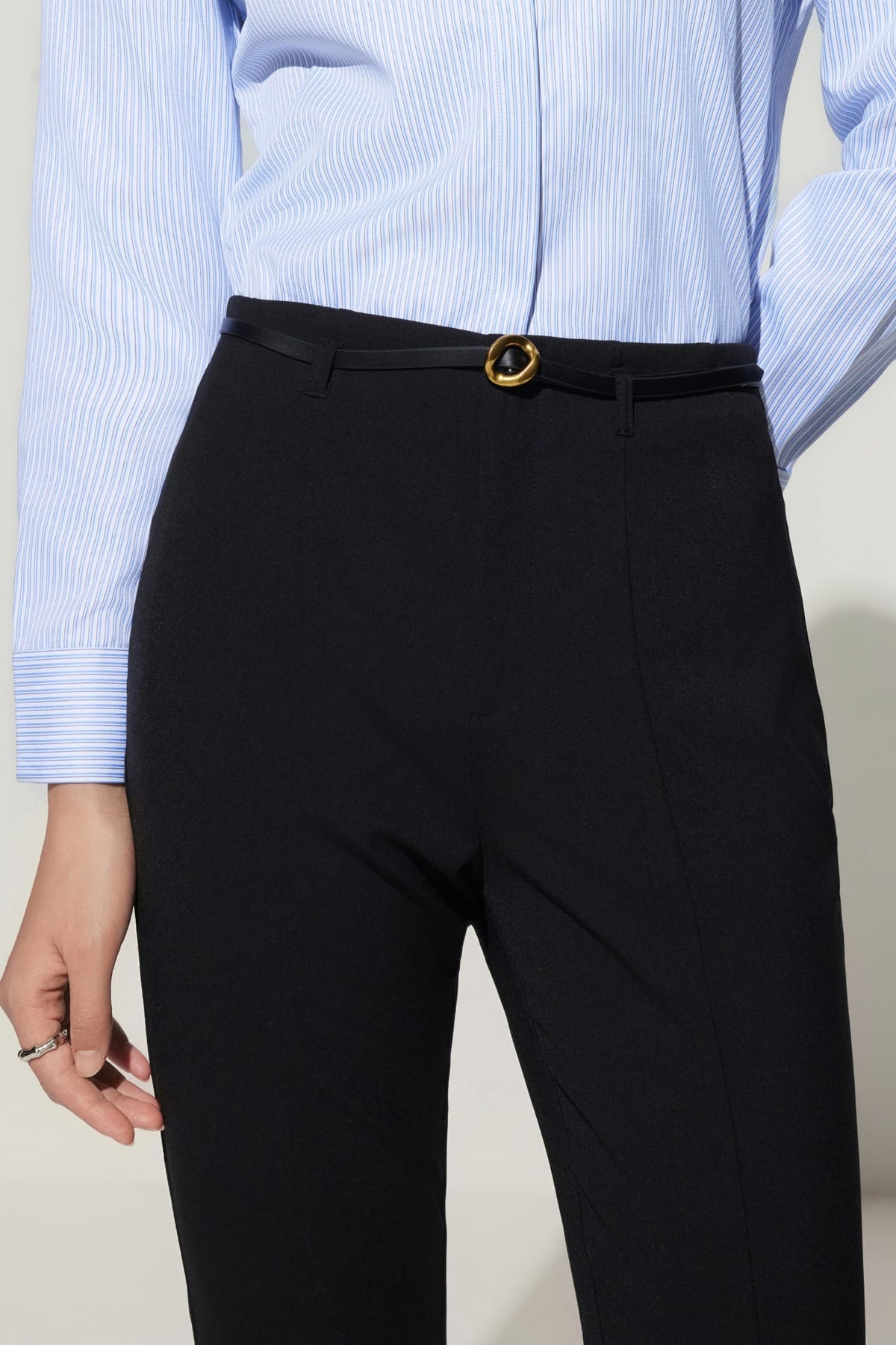 G2000 Pants Multi-Way Stretch Slim Boots Pants With Belt