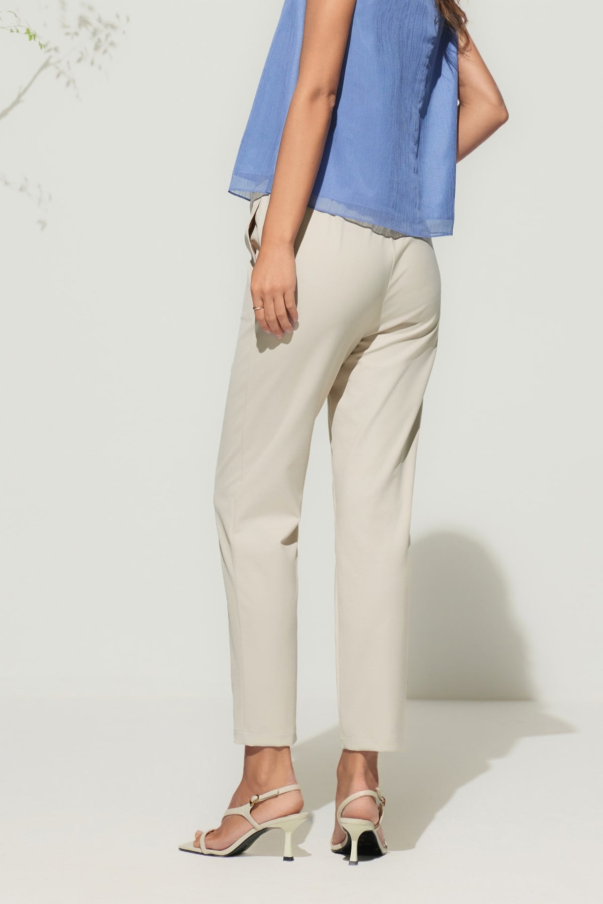 G2000 - Pants - Multi-Way Stretch Cropped Length Cigarette Casual Pants