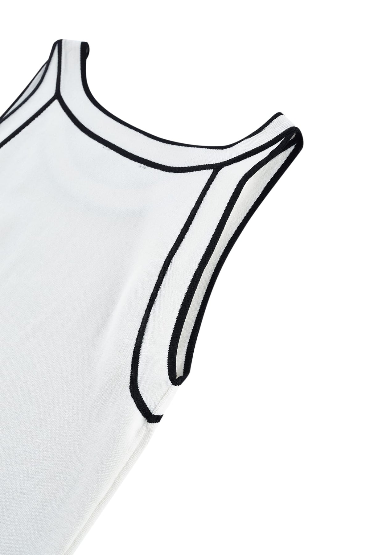 G2000 - Sweaters - Crew Neck Tipping Tie Up Top