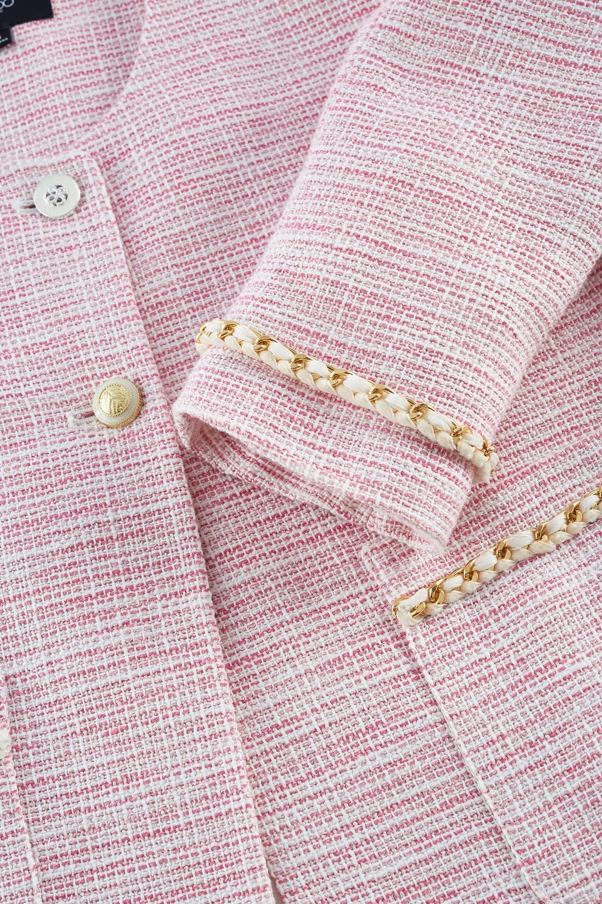 G2000 - Coats & Jackets - Cotton Blend Metallic Tweed Jacket