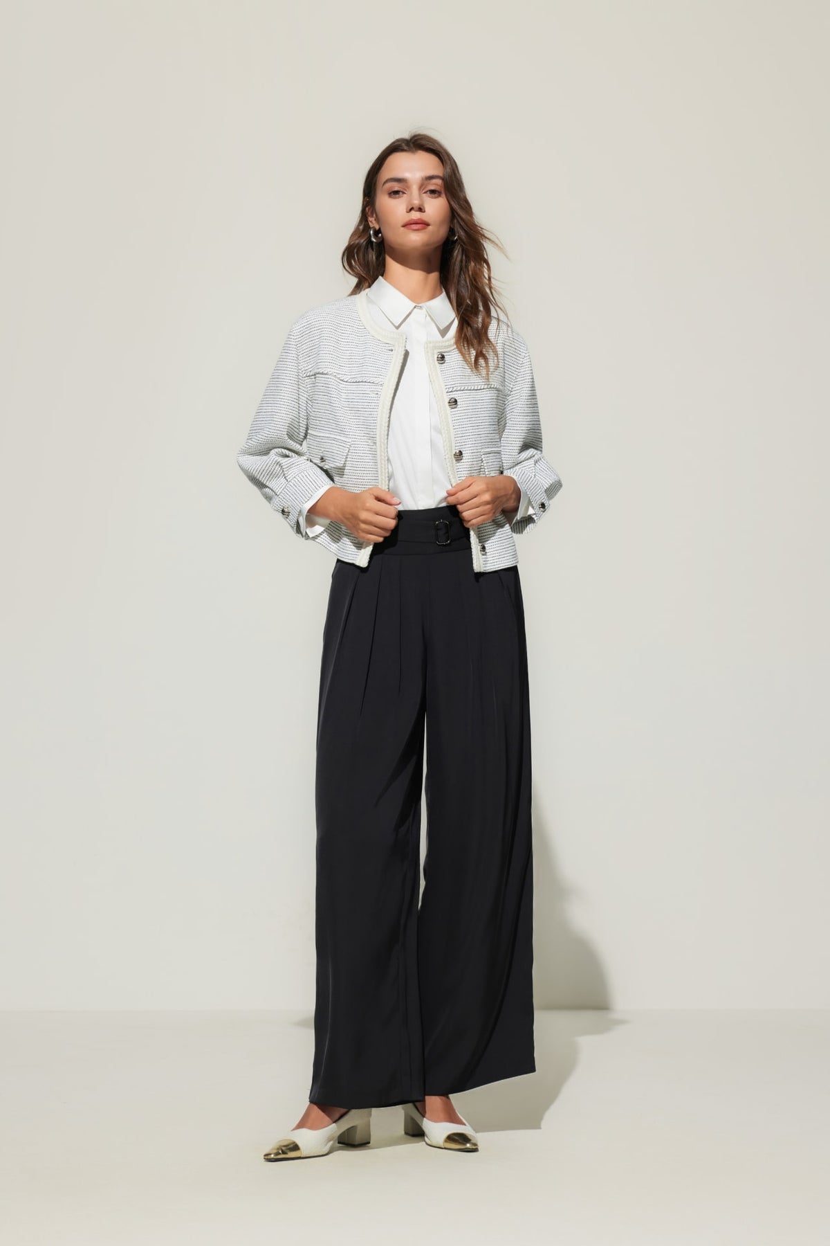 G2000 Coats & Jackets Cotton Blend Jacket Arctic Linen Regular