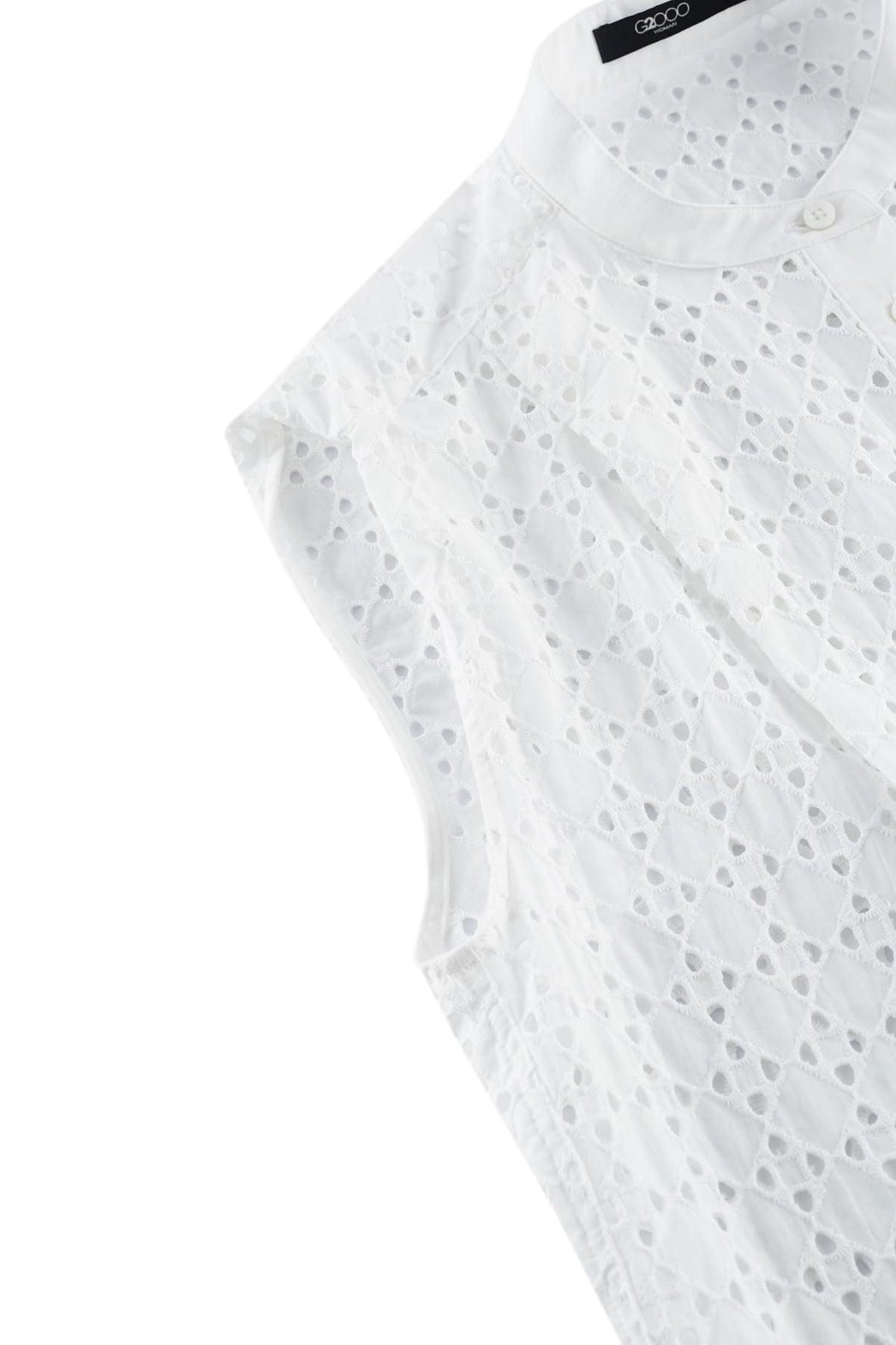 G2000 - Shirts - Cotton Eyelet Short Sleeve Casual Shirt