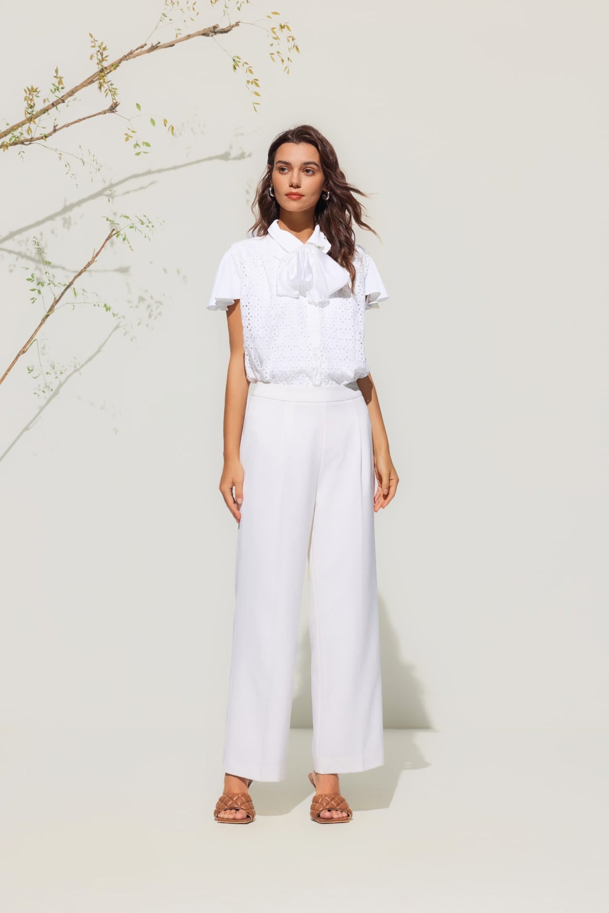G2000 - Shirts - Cotton Eyelet Short Sleeve Casual Shirt