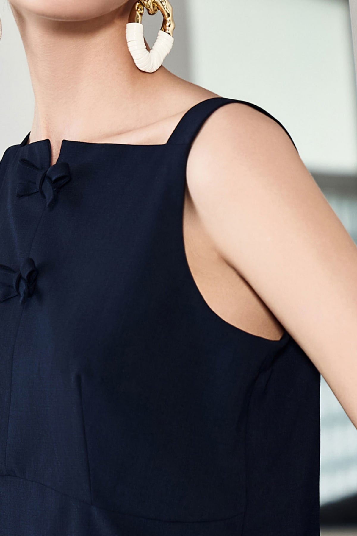G2000 - Blouses - Bow Front Sleeveless Top