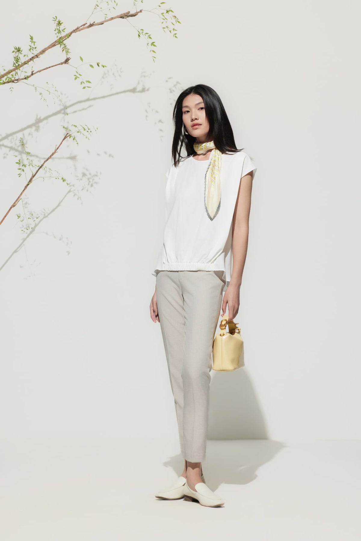 G2000 T-Shirts Back Blockin Knit Top