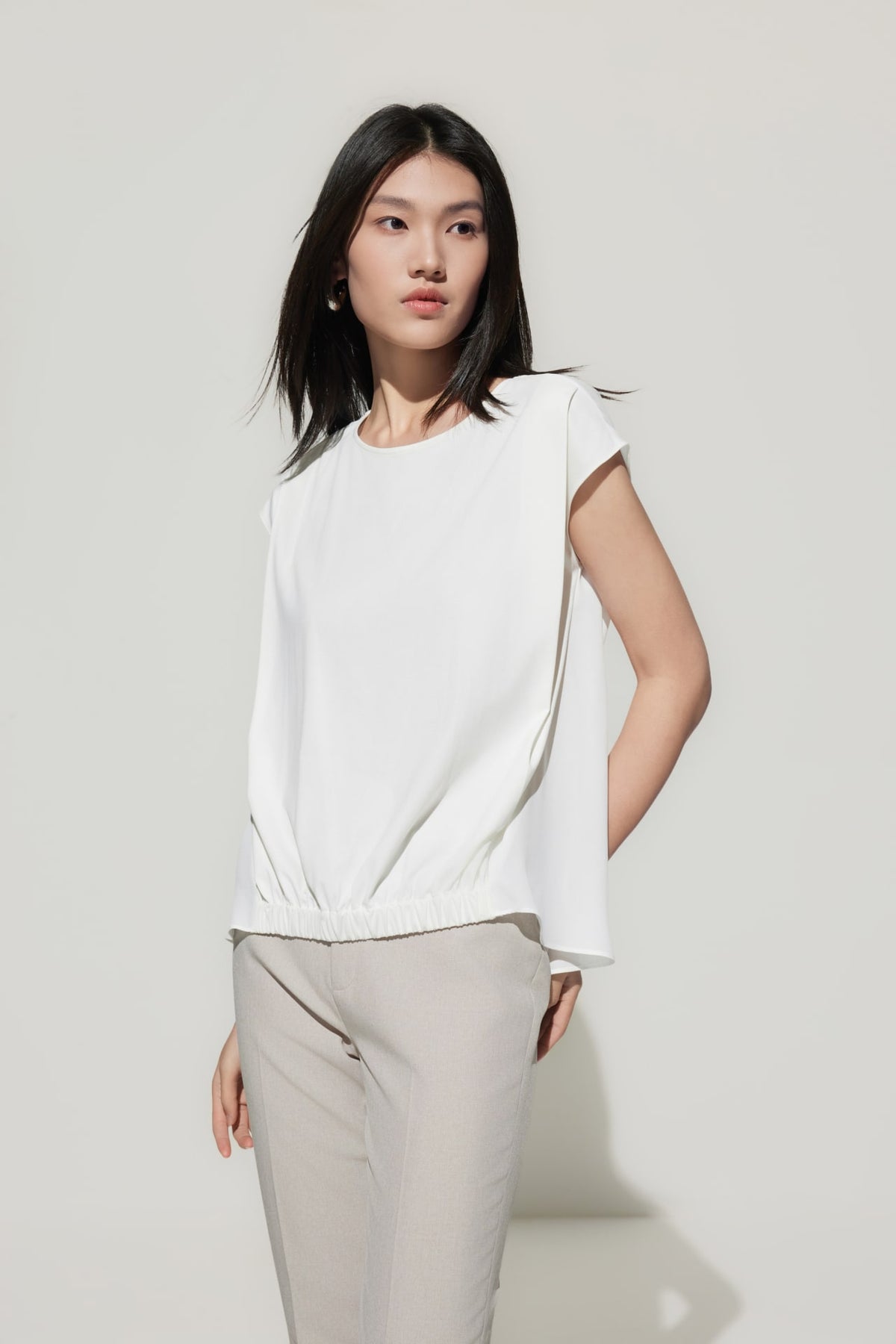 G2000 - T-Shirts - Back Blockin Knit Top