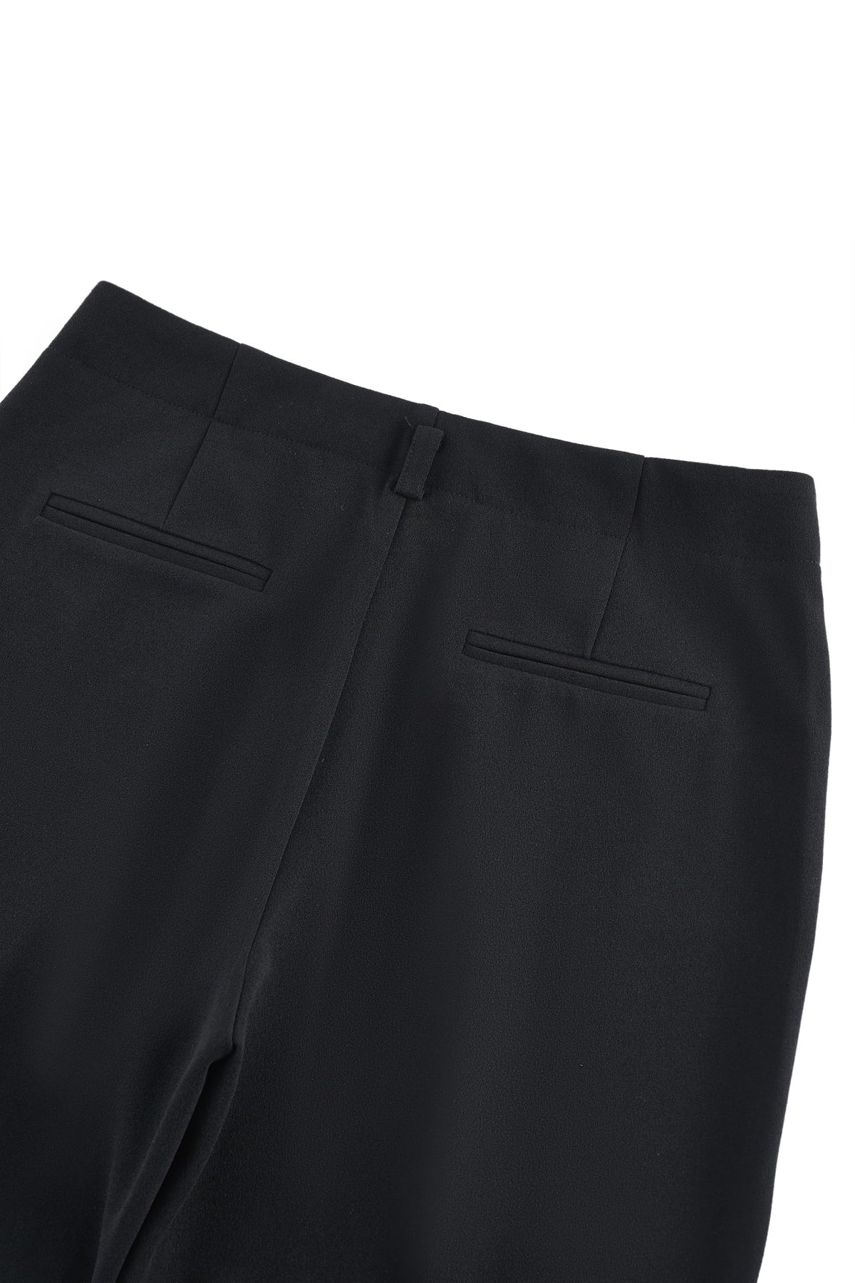 G2000 - Pants - Crepe Knit Regular Straight Leg Casual Pants With Belt