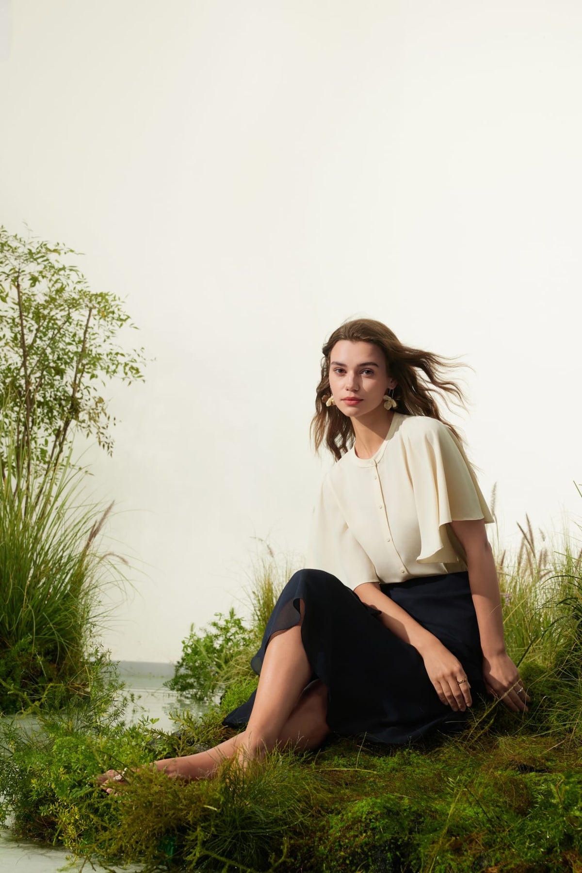 G2000 Skirts Asymmetric Flare Skirt