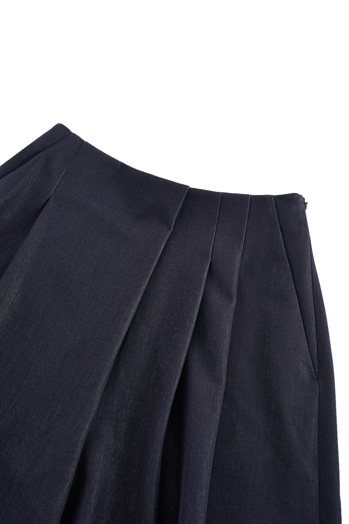 G2000 - Pants - Denim-Like Cropped Palazzo Wide Leg Pants