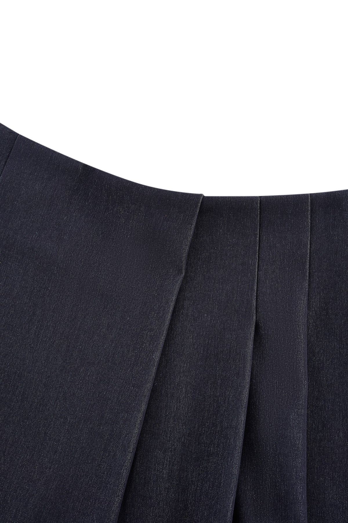 G2000 - Pants - Denim-Like Cropped Palazzo Wide Leg Pants