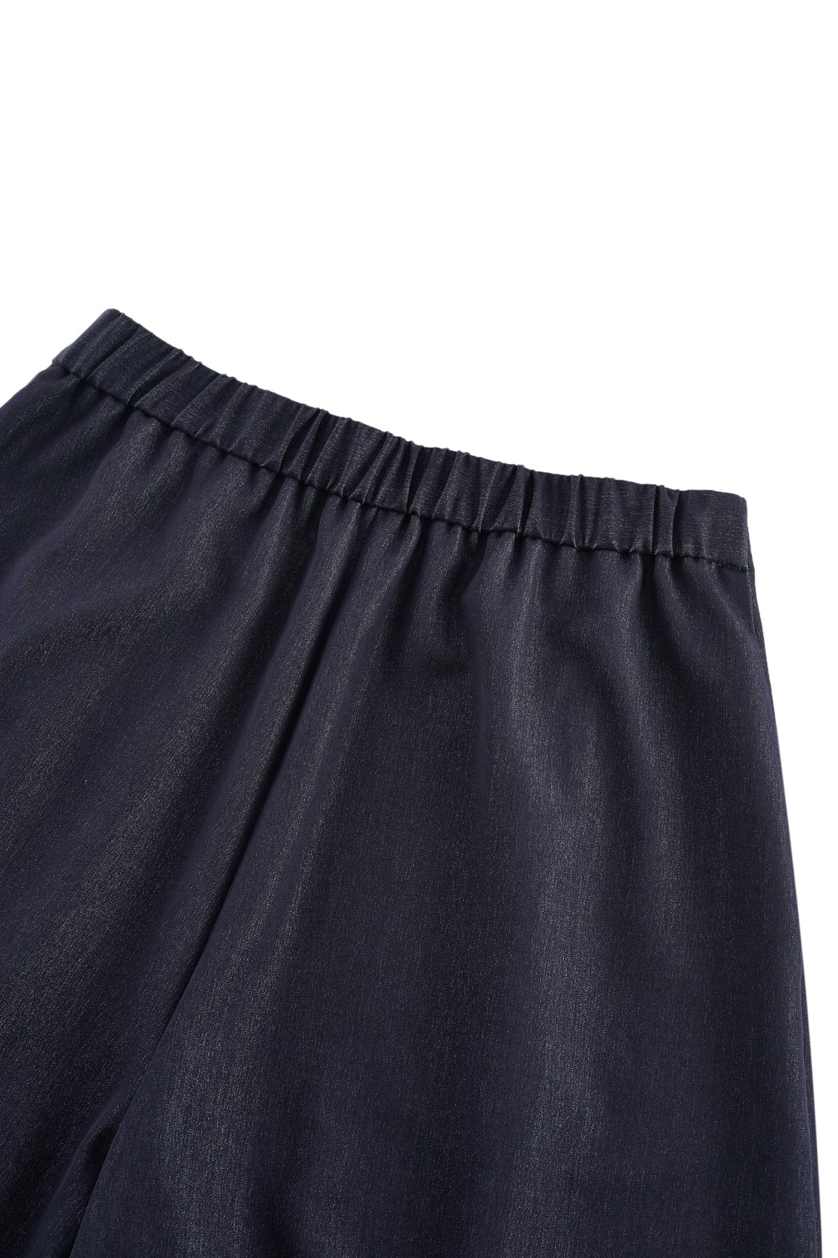 G2000 - Pants - Denim-Like Cropped Palazzo Wide Leg Pants