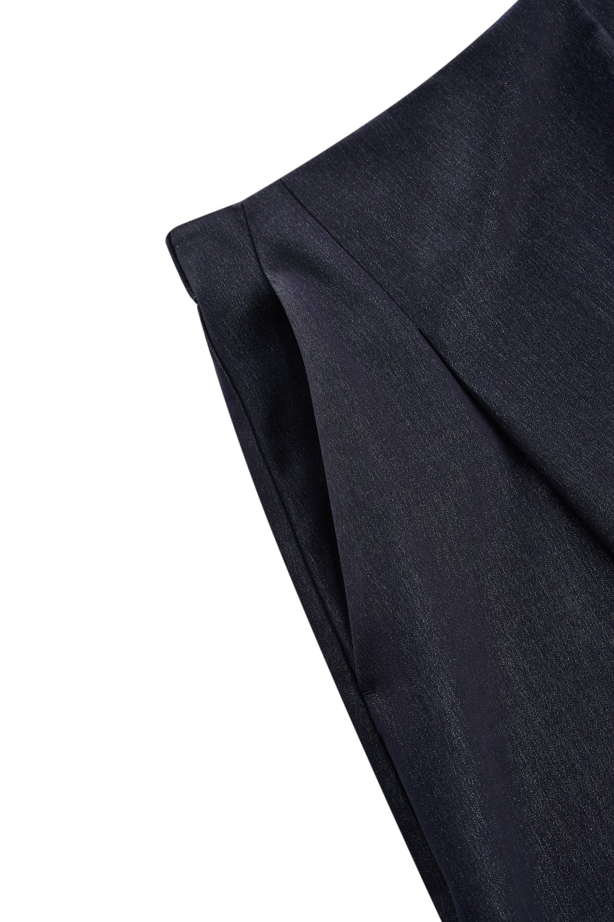 G2000 - Pants - Denim-Like Cropped Palazzo Wide Leg Pants