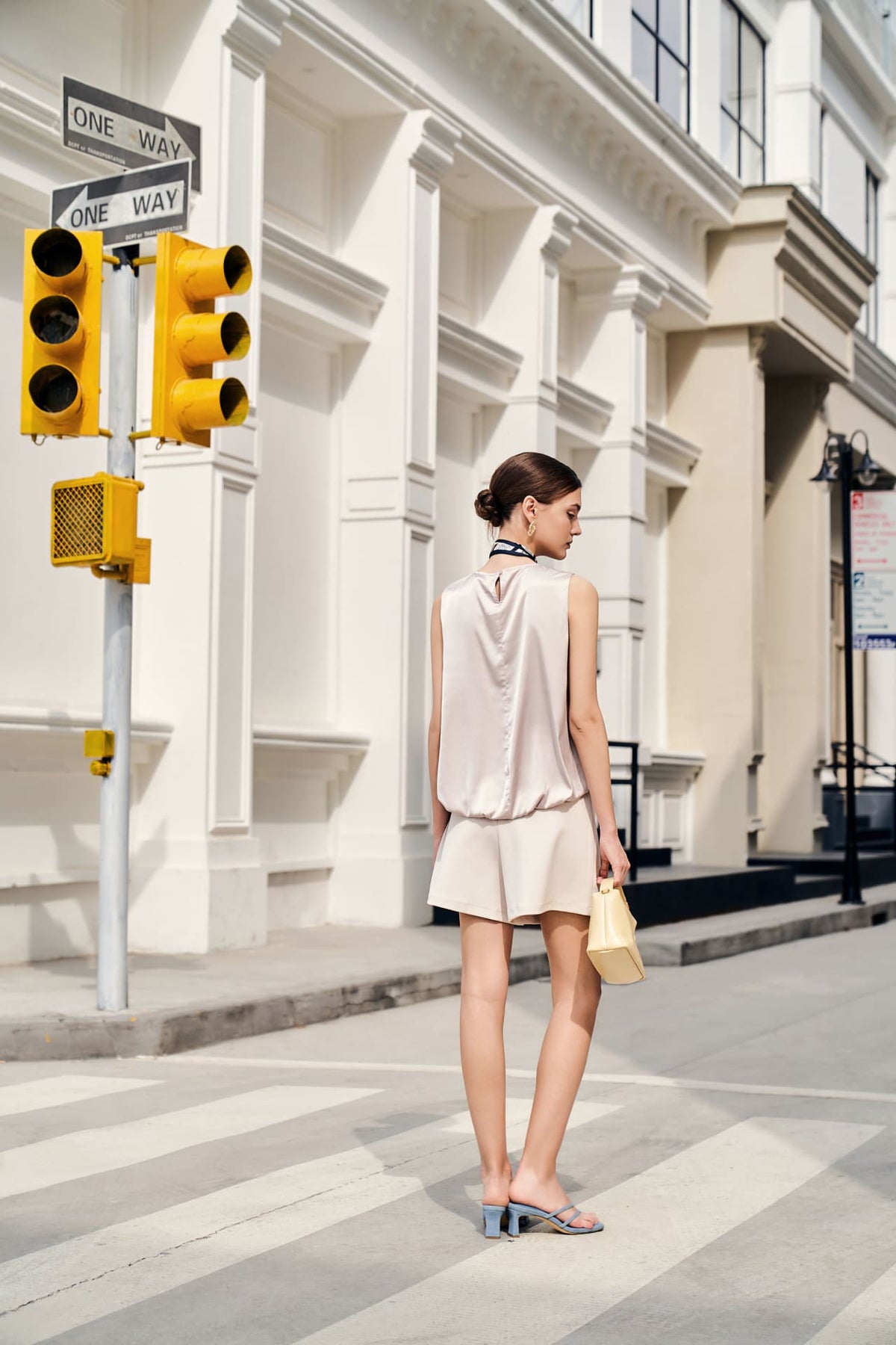 G2000 - Shorts - Crepe Knit Flare Casual Shorts With Belt