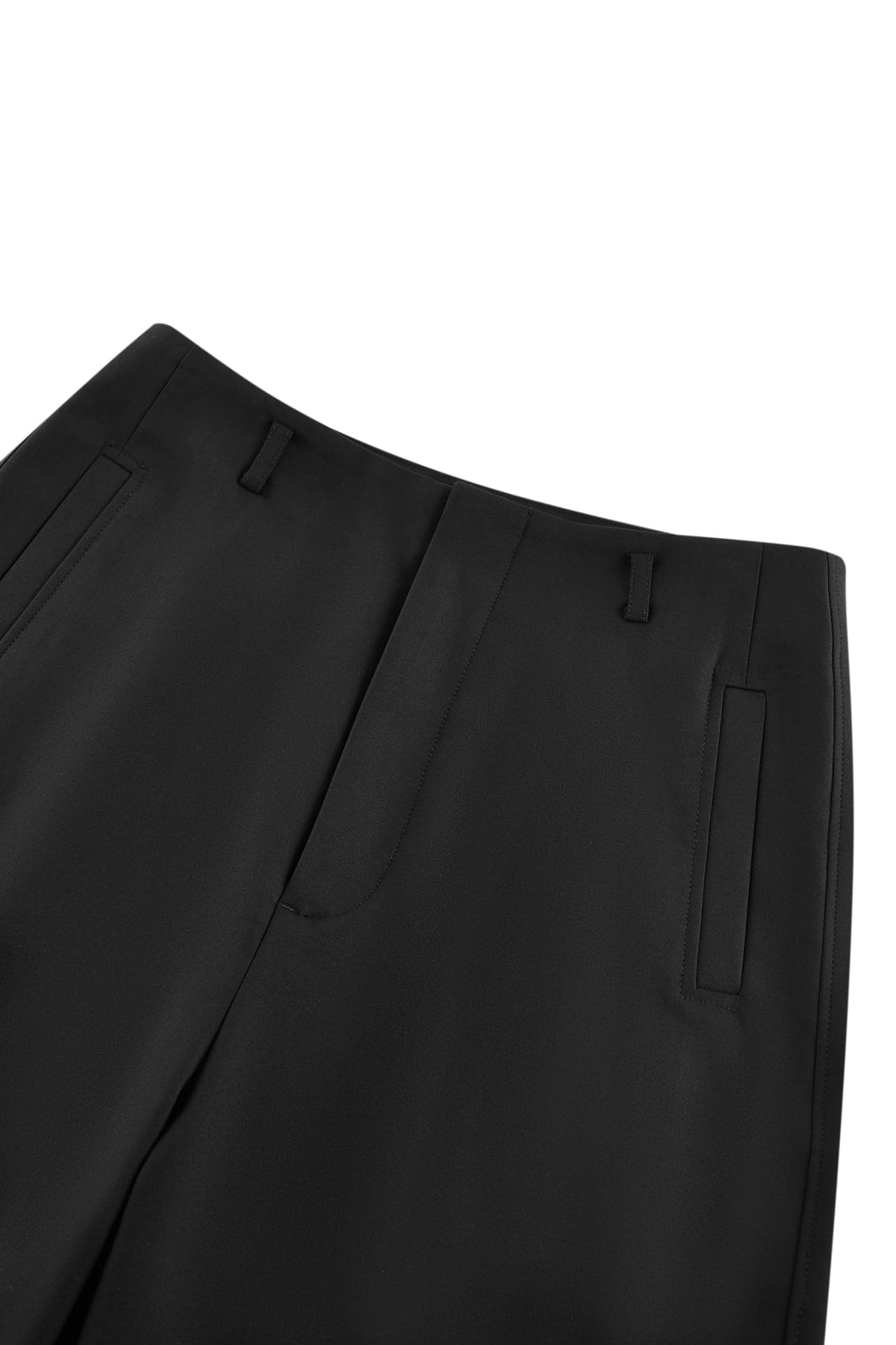 G2000 - Pants - Wide Leg Cropped Pants With Belt