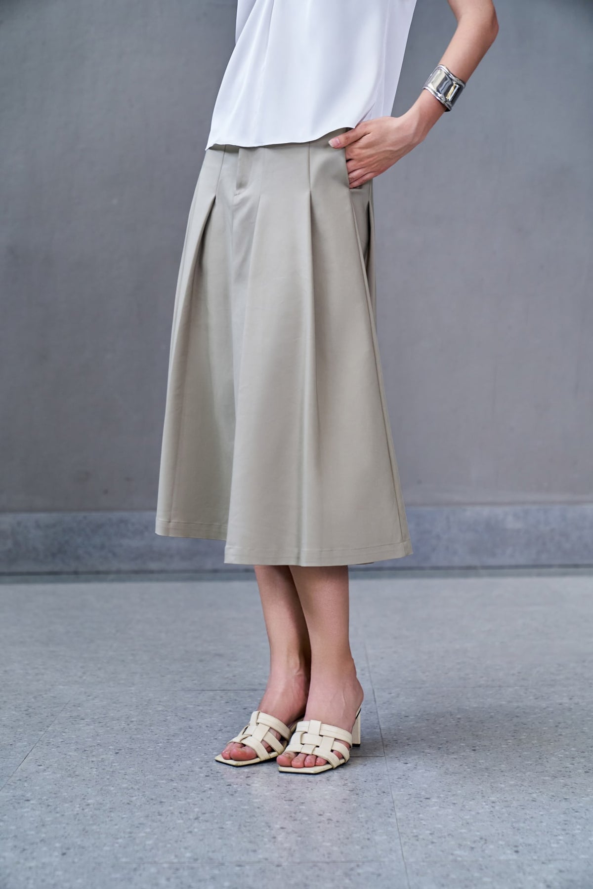 G2000 - Skirts - Double Weave Flare Skirt