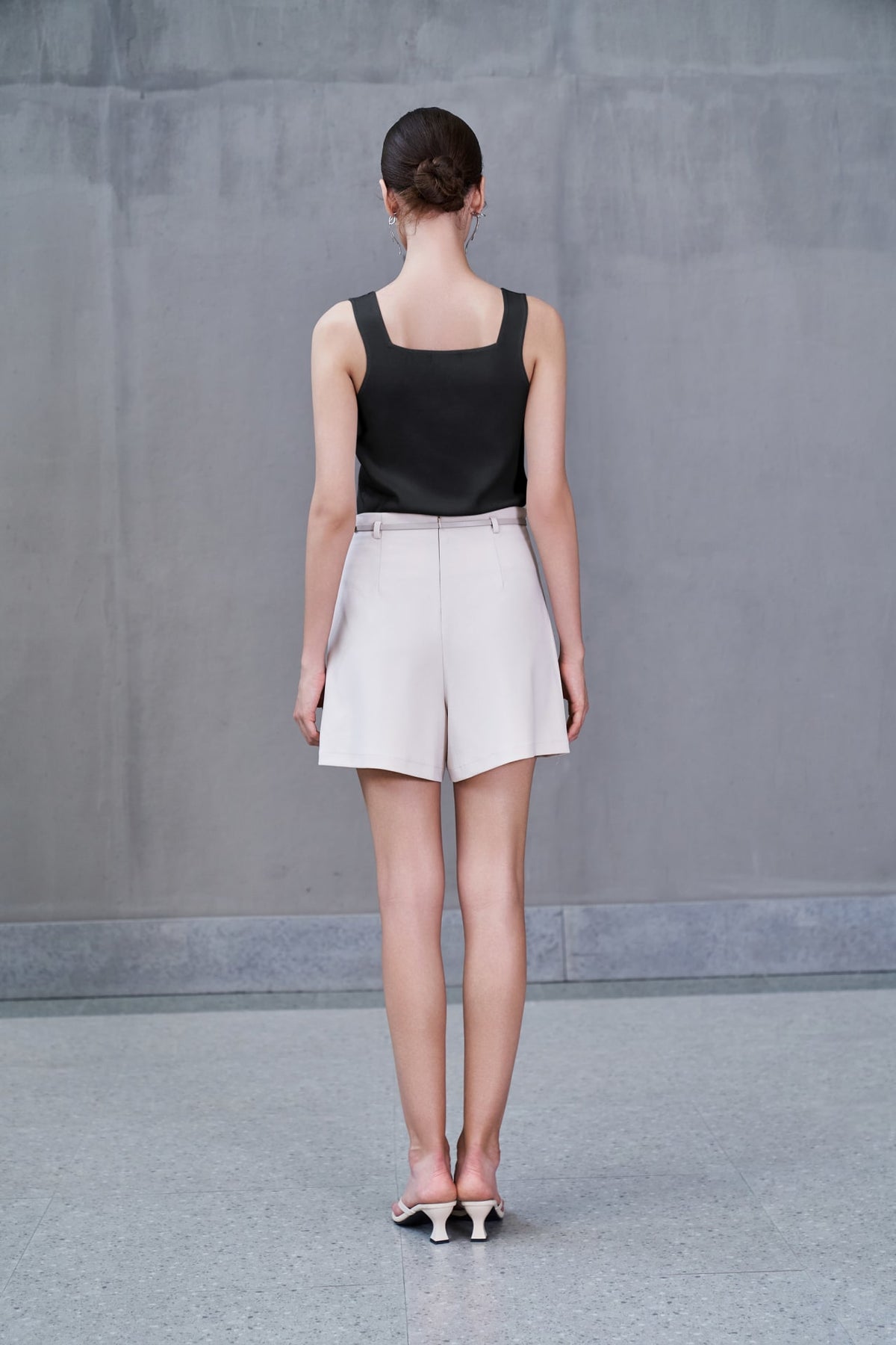 G2000 - Sweaters - Square Neck Sleeveless Knit Top