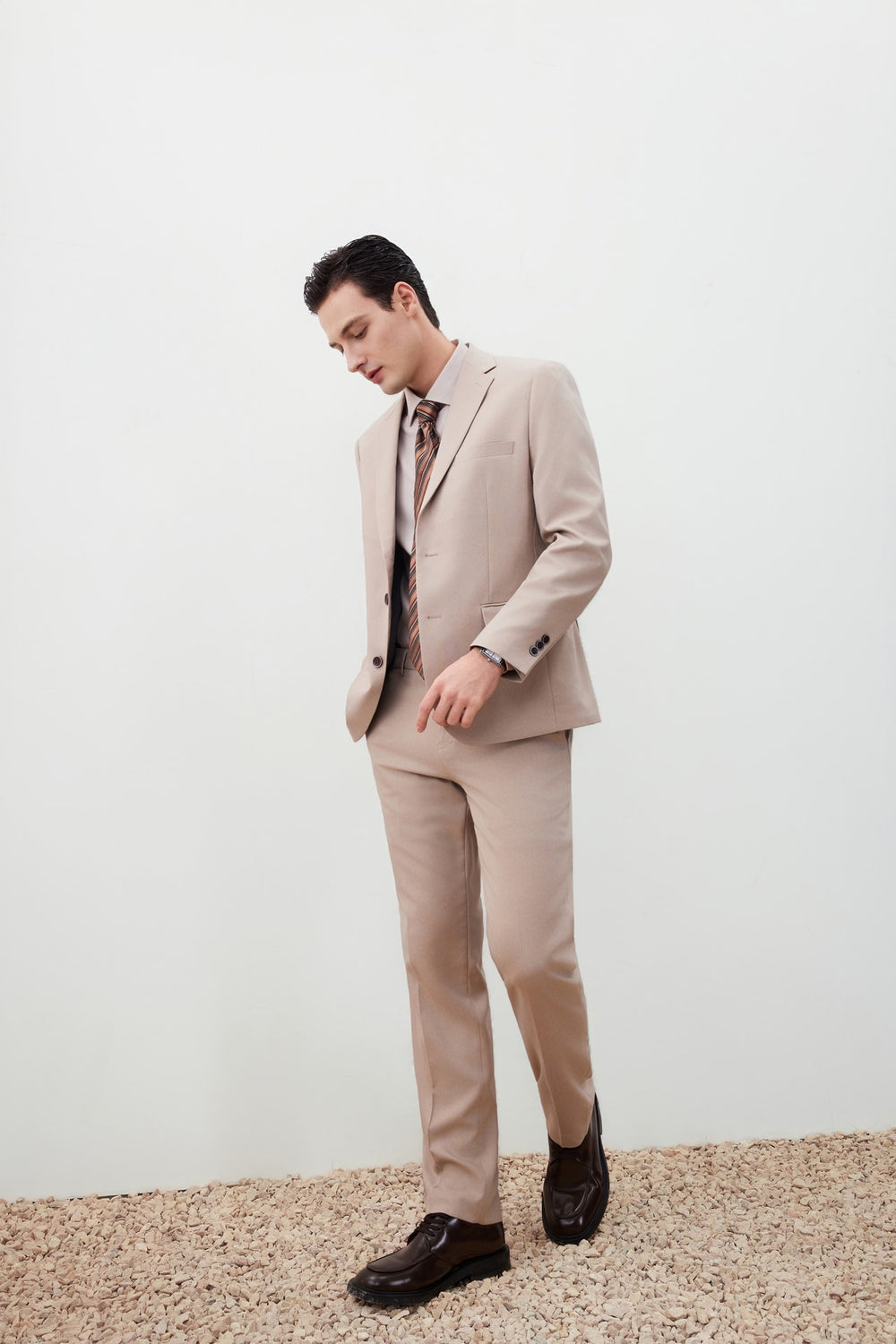 Teflon Stain-Resistant & Easy Care Smart Fit Twill Suit Blazer