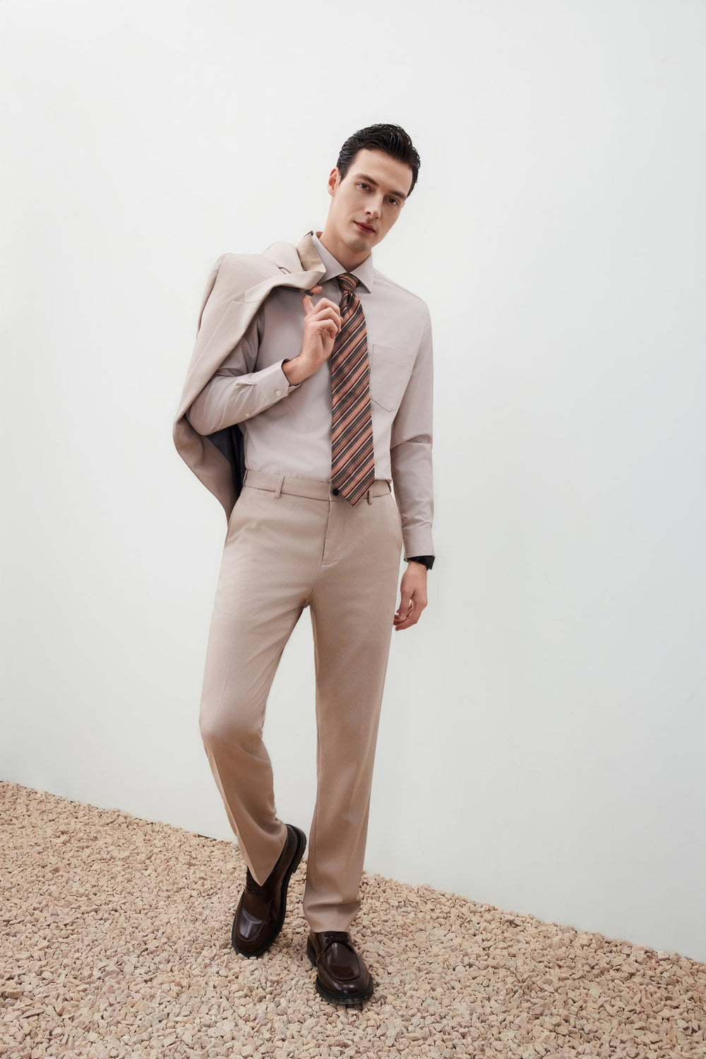 Teflon Stain-Resistant & Easy Care Smart Fit Twill Suit Blazer