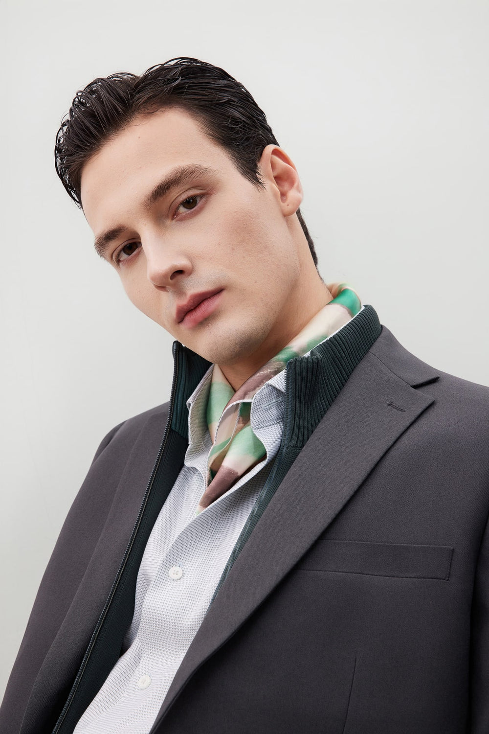 Teflon Stain-Resistant & Easy Care Smart Fit Twill Suit Blazer